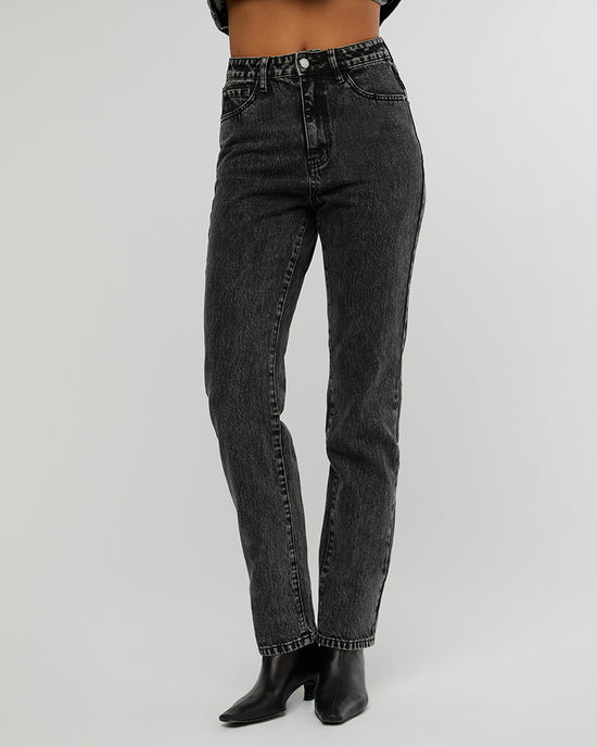 Women Black Relaxed Straight Fit High-Rise Trousers