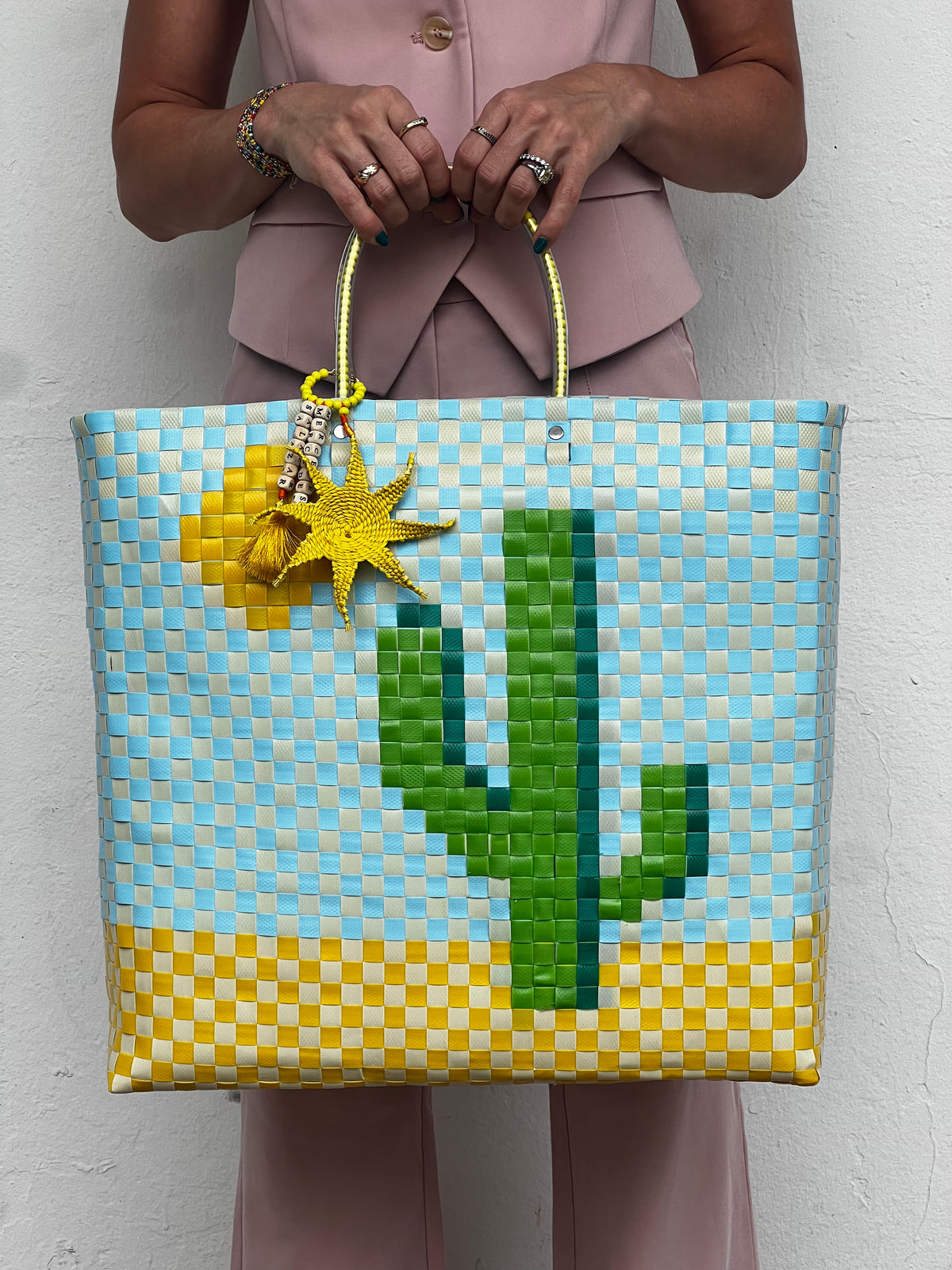 Sunny Cactus Handbag Large