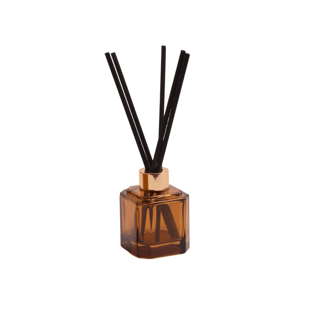 Botanica Glass Diffuser - Leather + Smoke