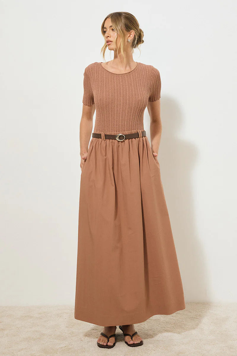 eternal knit combo dress