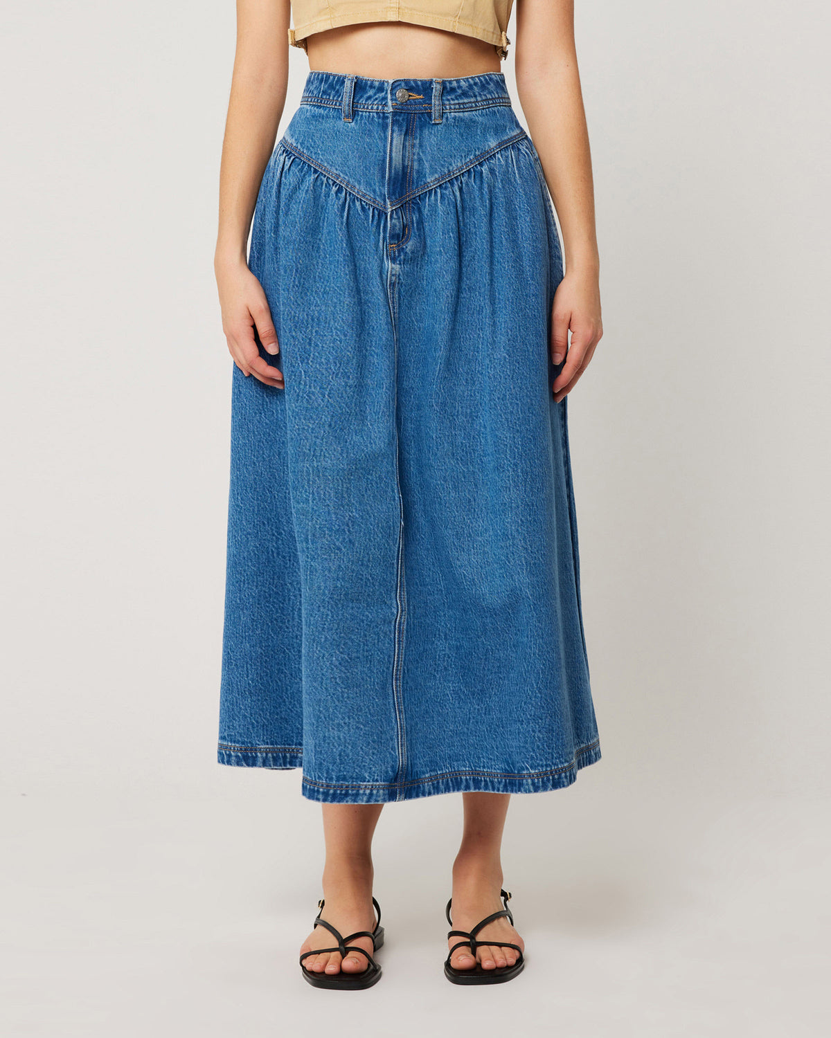 Leonie Skirt River Blue