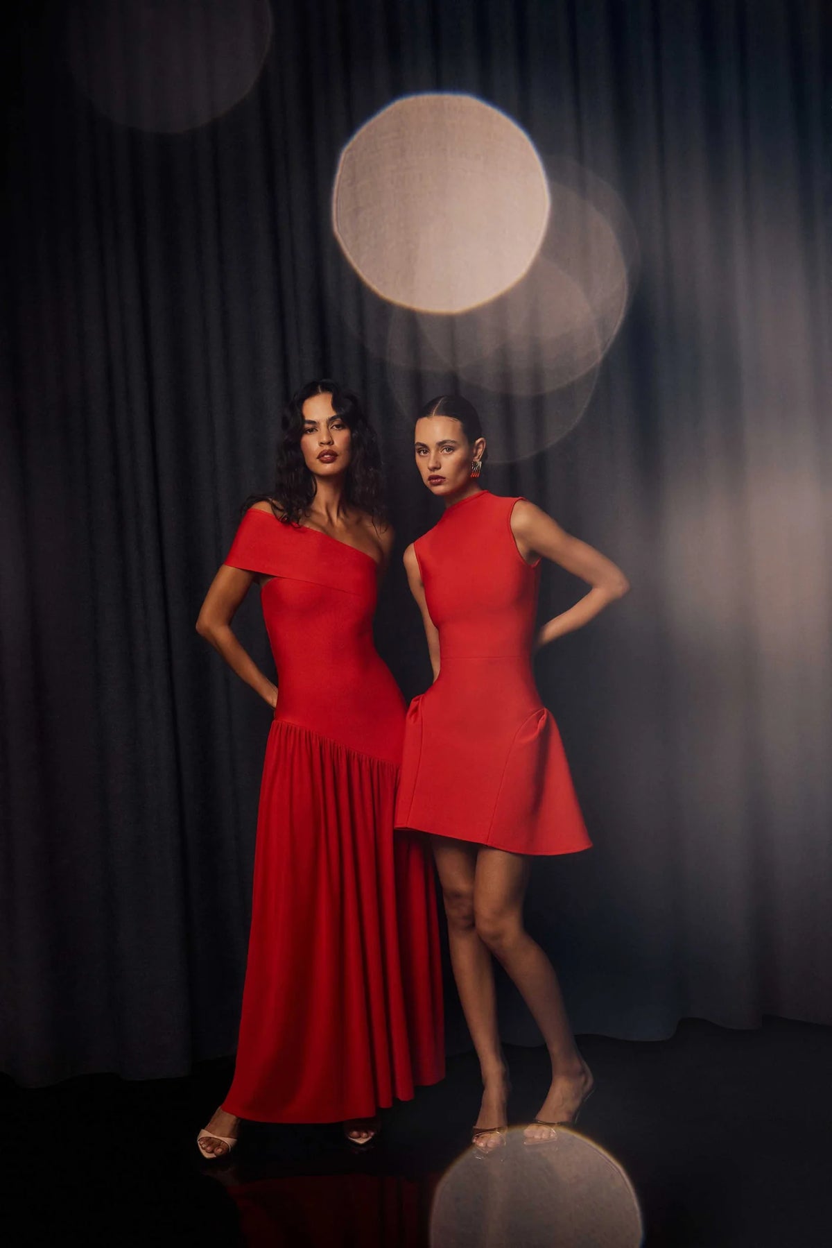 Jesselle Off The Shoulder Gown in Red