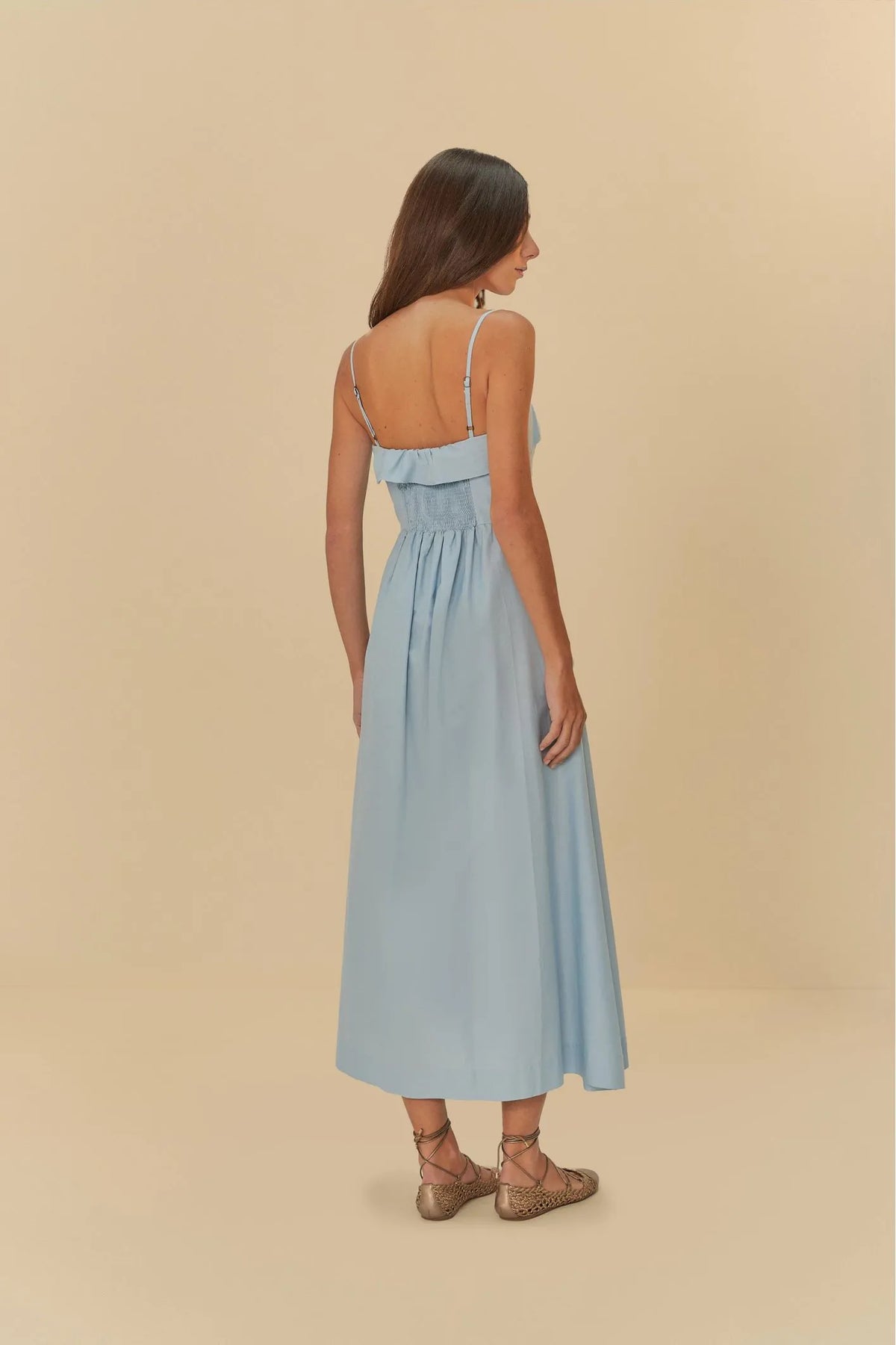 Vestido Alcinhas Longo