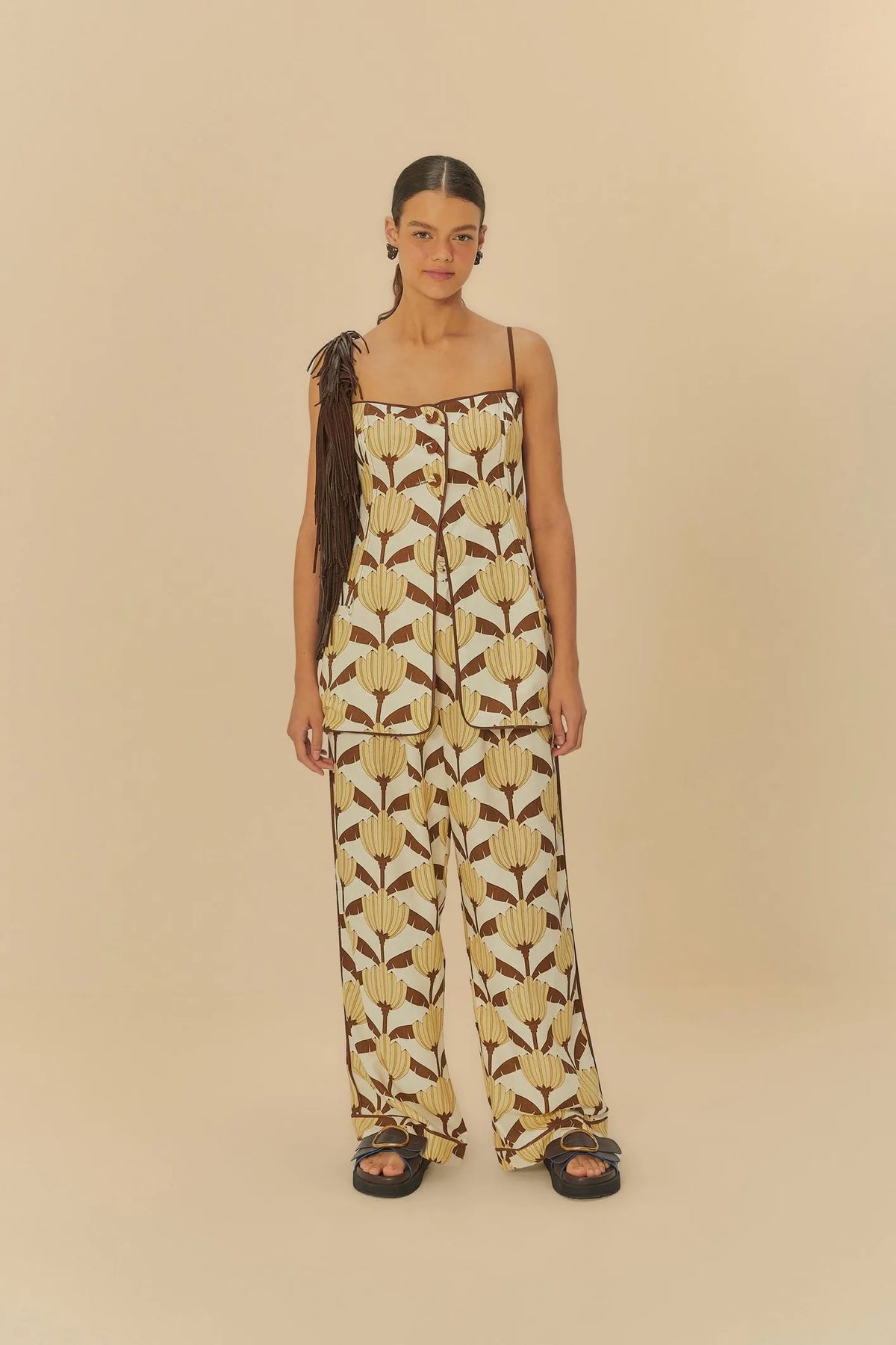 Tunica Alfaiataria Banana Deco
