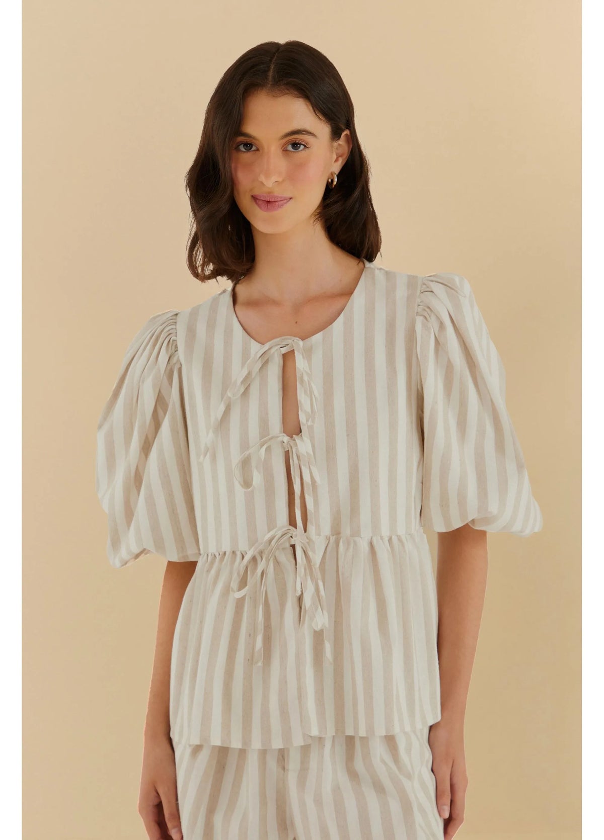 Blusa Mangas Listra Bicolor