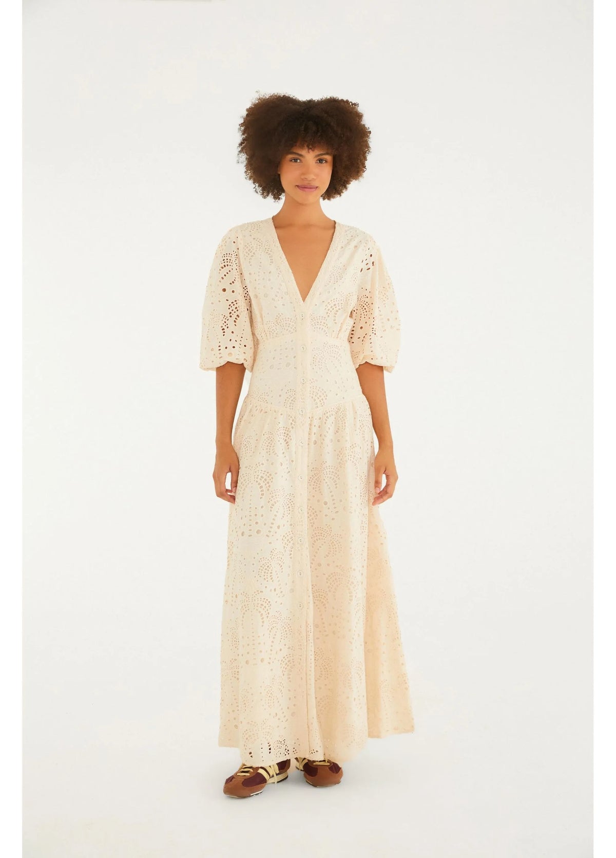 Vestido Laise Flor de Cacto