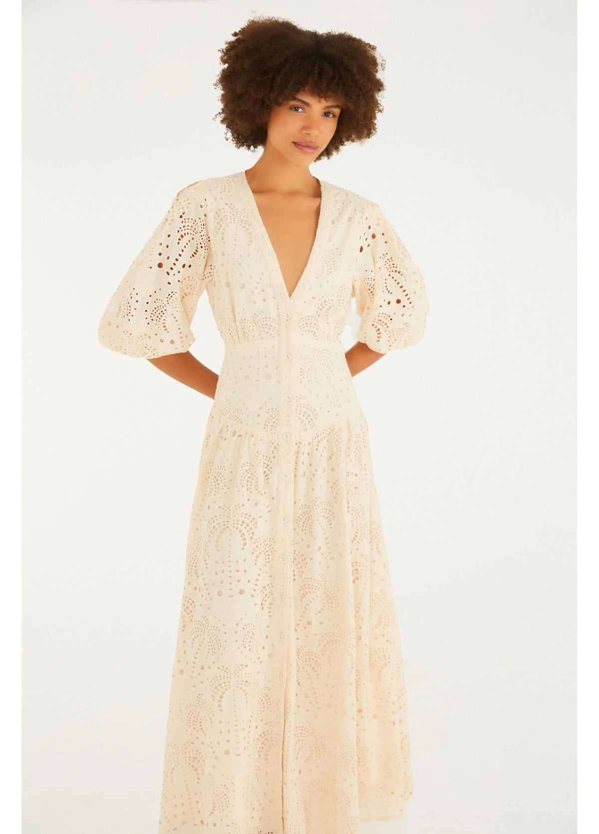 Vestido Laise Flor de Cacto