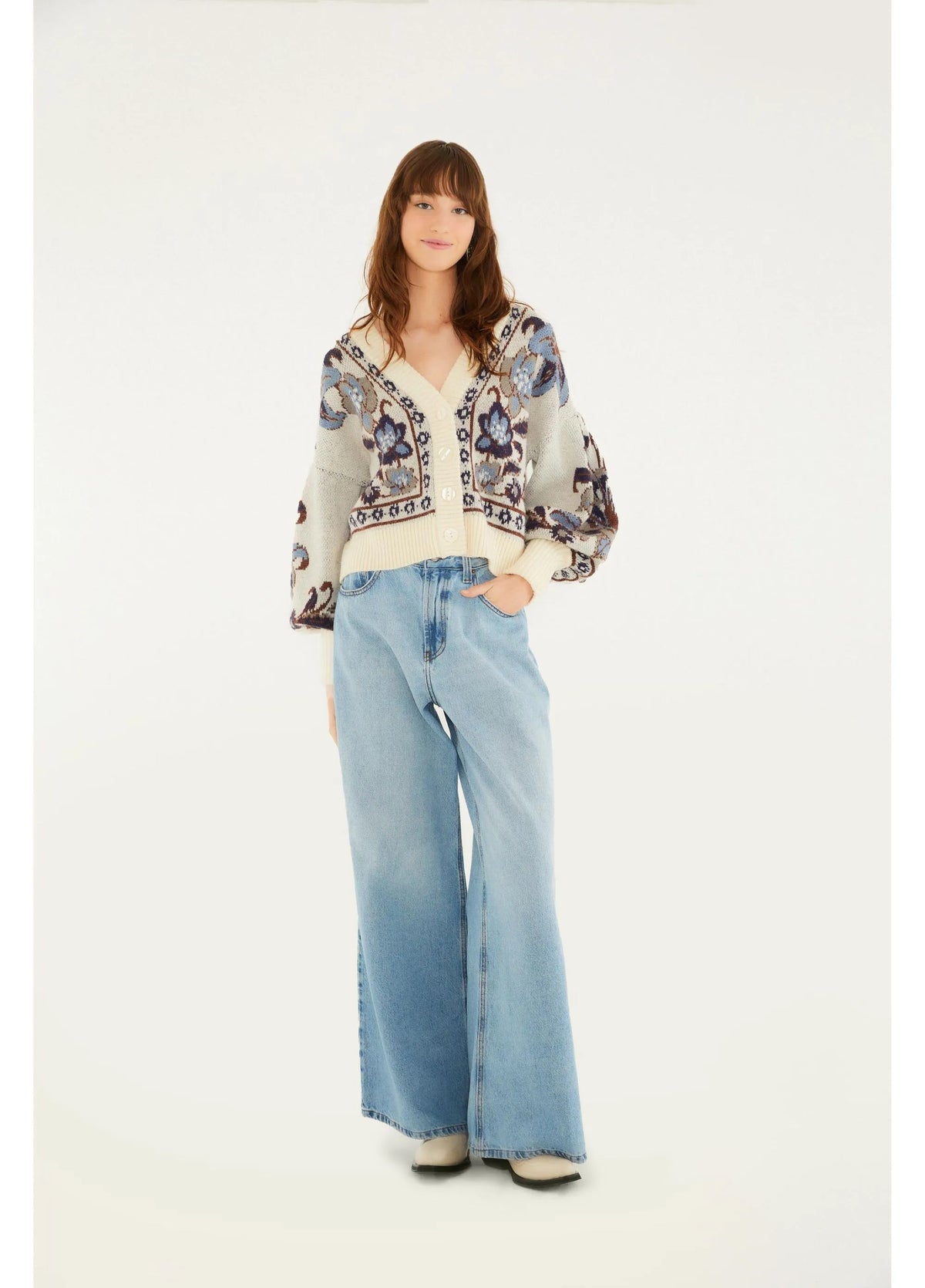 Cardigan Curto Tricot Marcelle