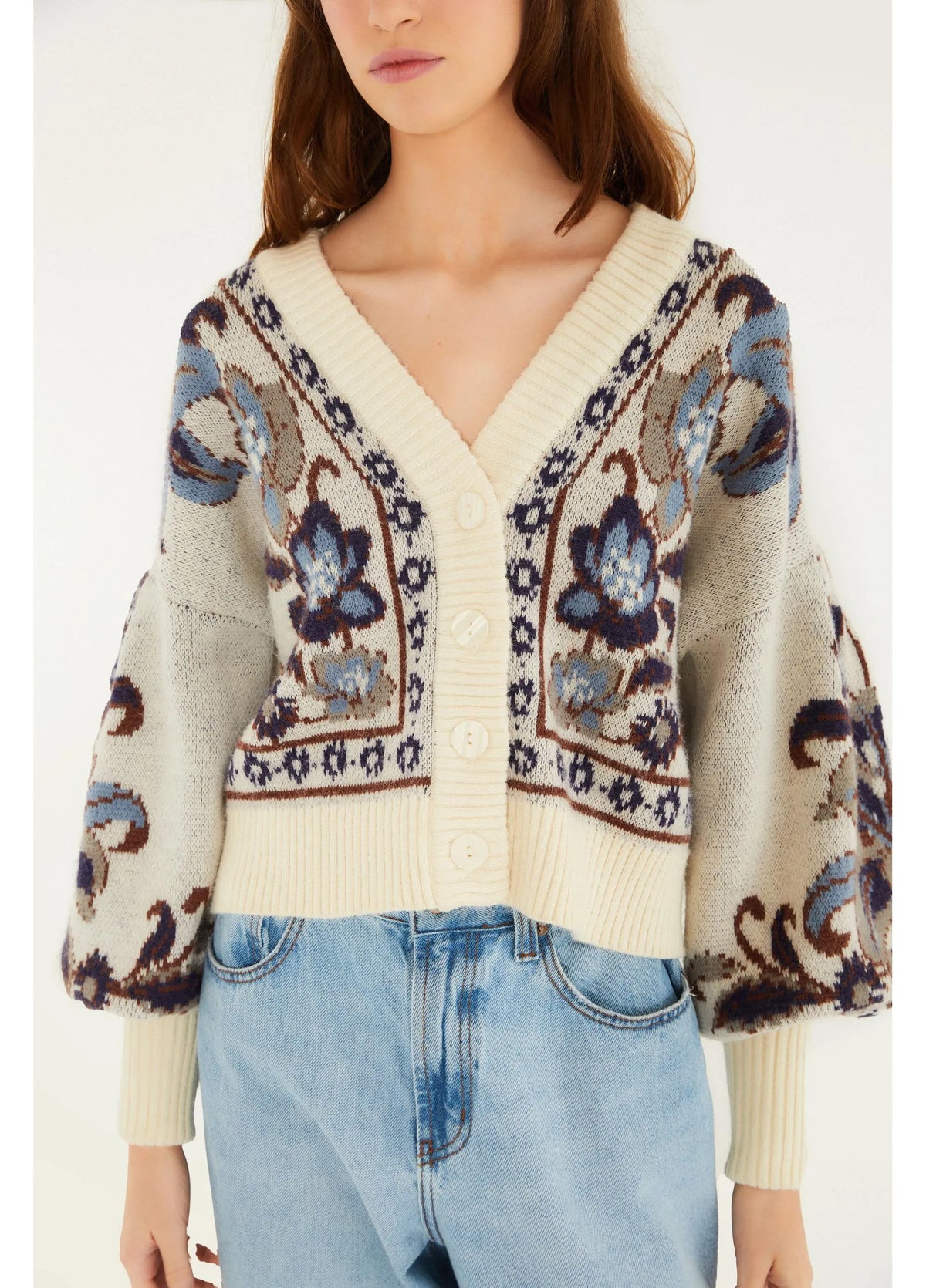 Cardigan Curto Tricot Marcelle