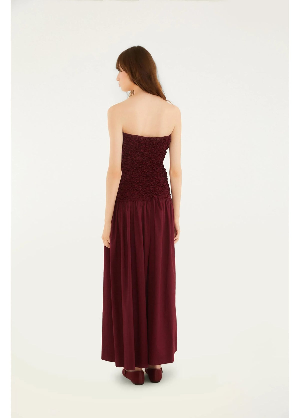 Vestido Lastex Sem Alca