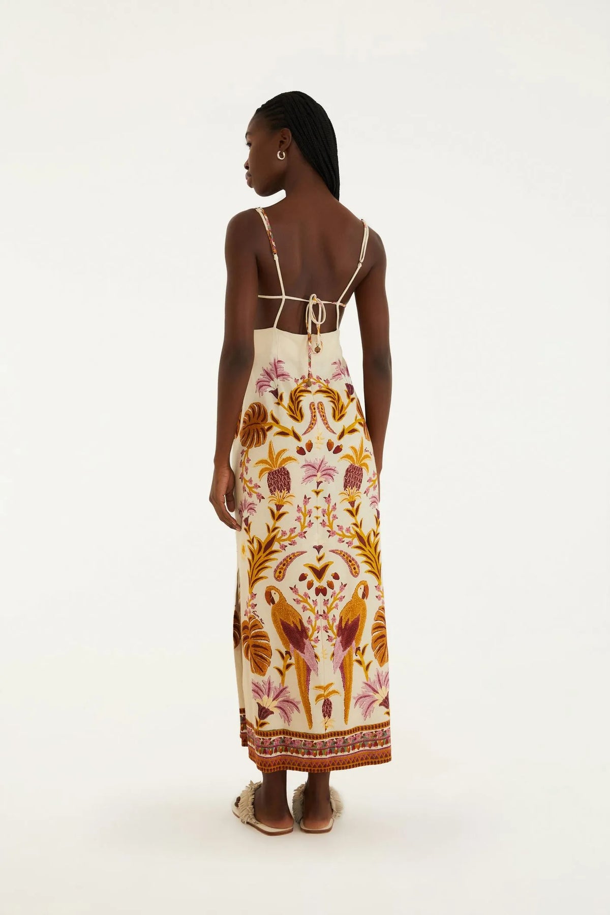 Vestido Longo Alca Tapecaria Tropical