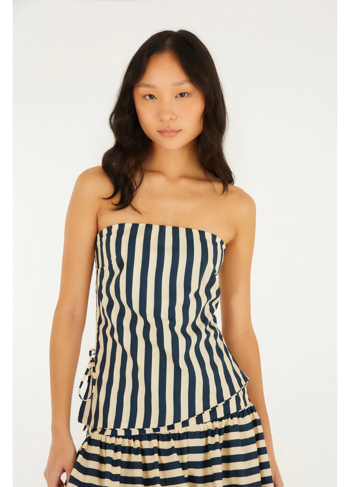 Blusa Sem Alca Listra