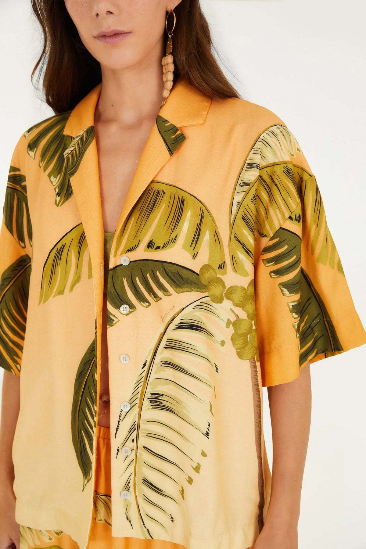 CAMISA ITACARE COQUEIRO LARANJA