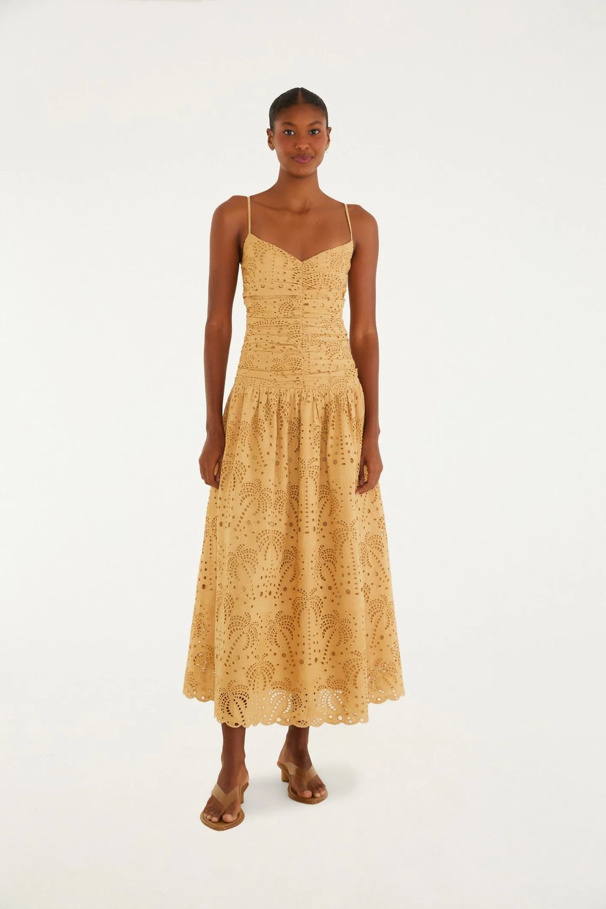 VESTIDO FRANZIDO AFRODITE