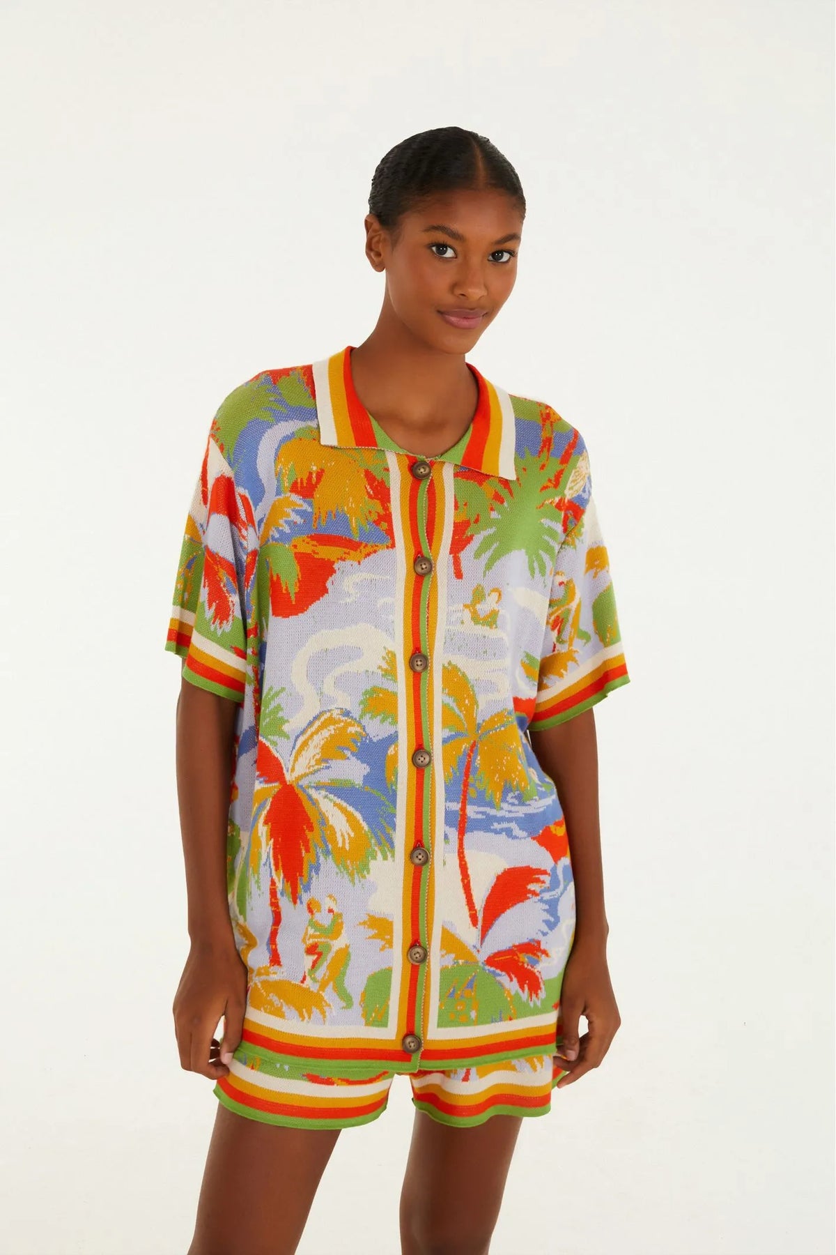 CAMISA TRICOT LENCO BEM QUERER