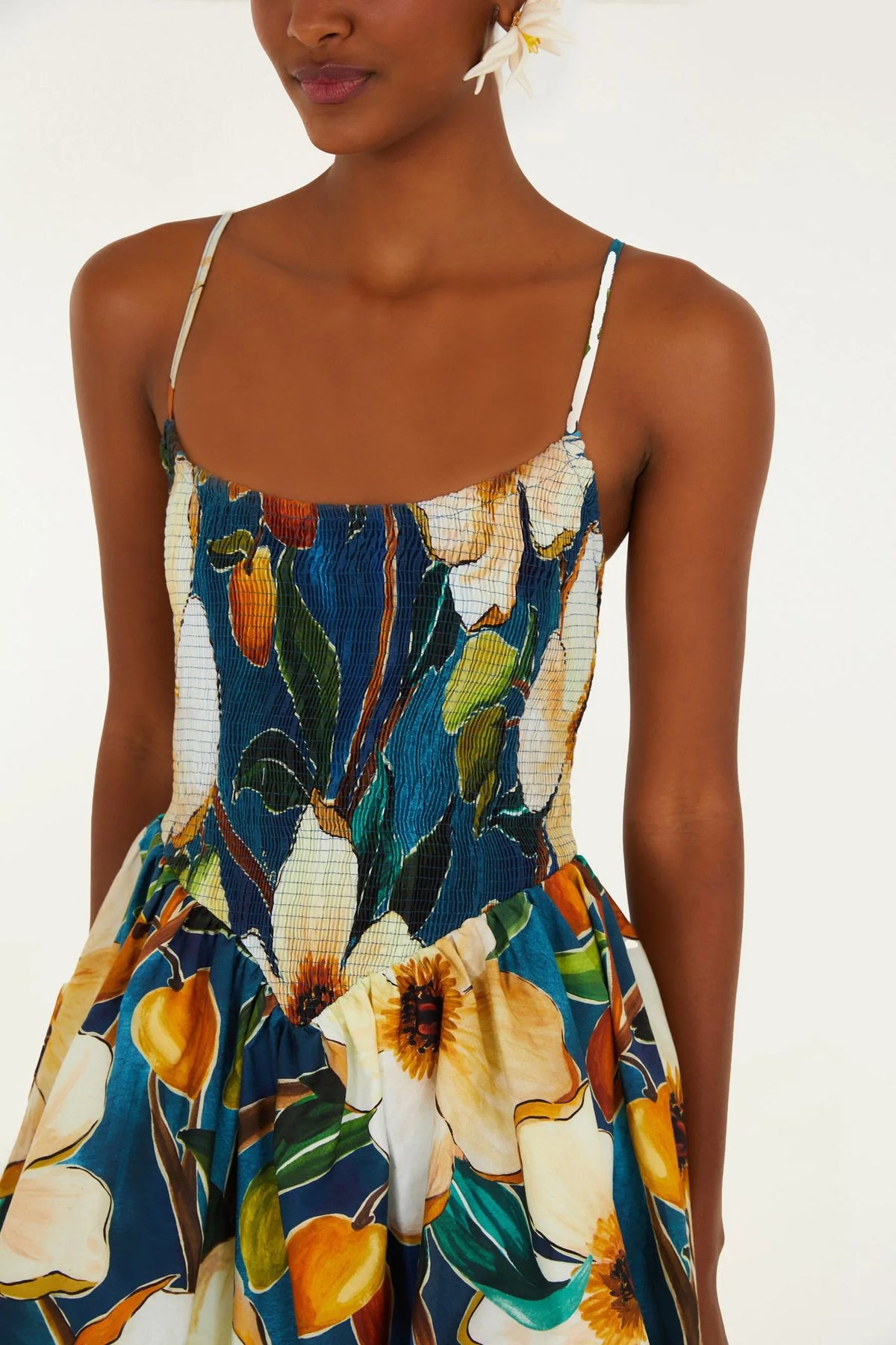 VESTIDO CURTO BALONE JARDIM LITORAL