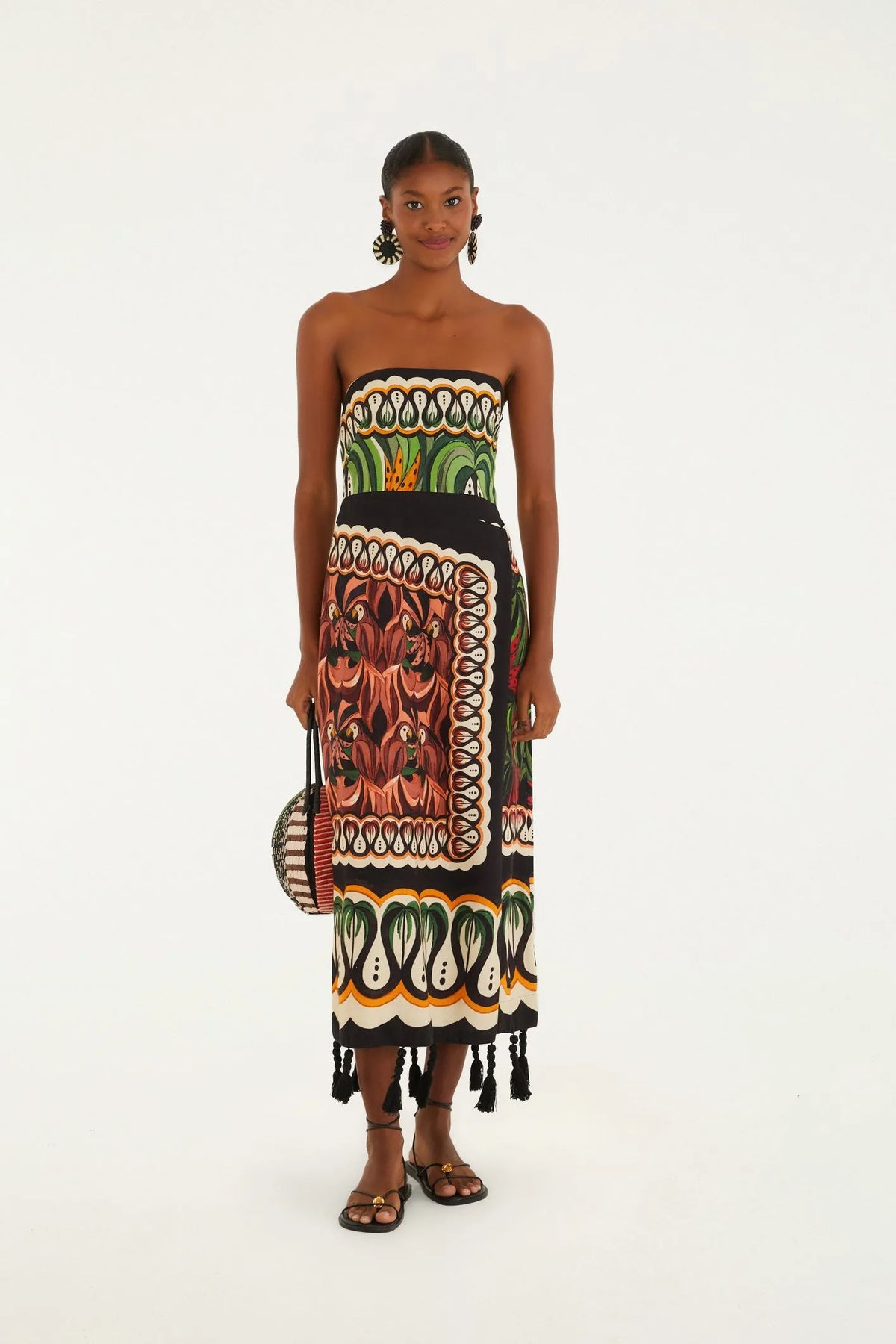 VESTIDO LENCOS FLORESTA DE ONDA