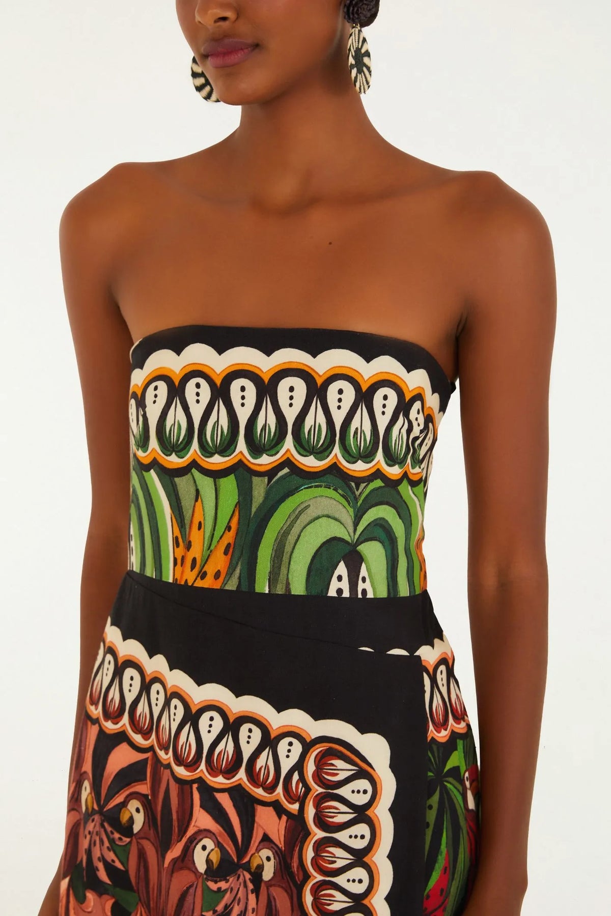 VESTIDO LENCOS FLORESTA DE ONDA
