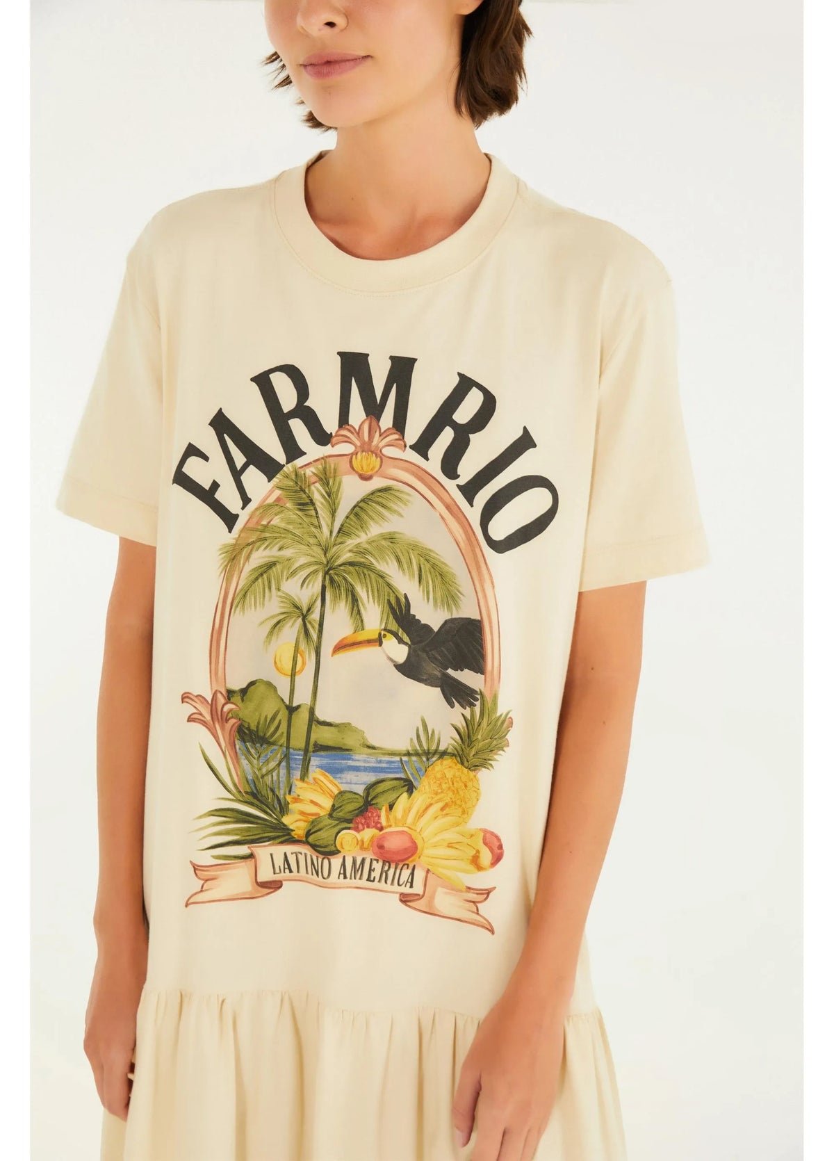 Vestido T-Shirt Cropped Latino America