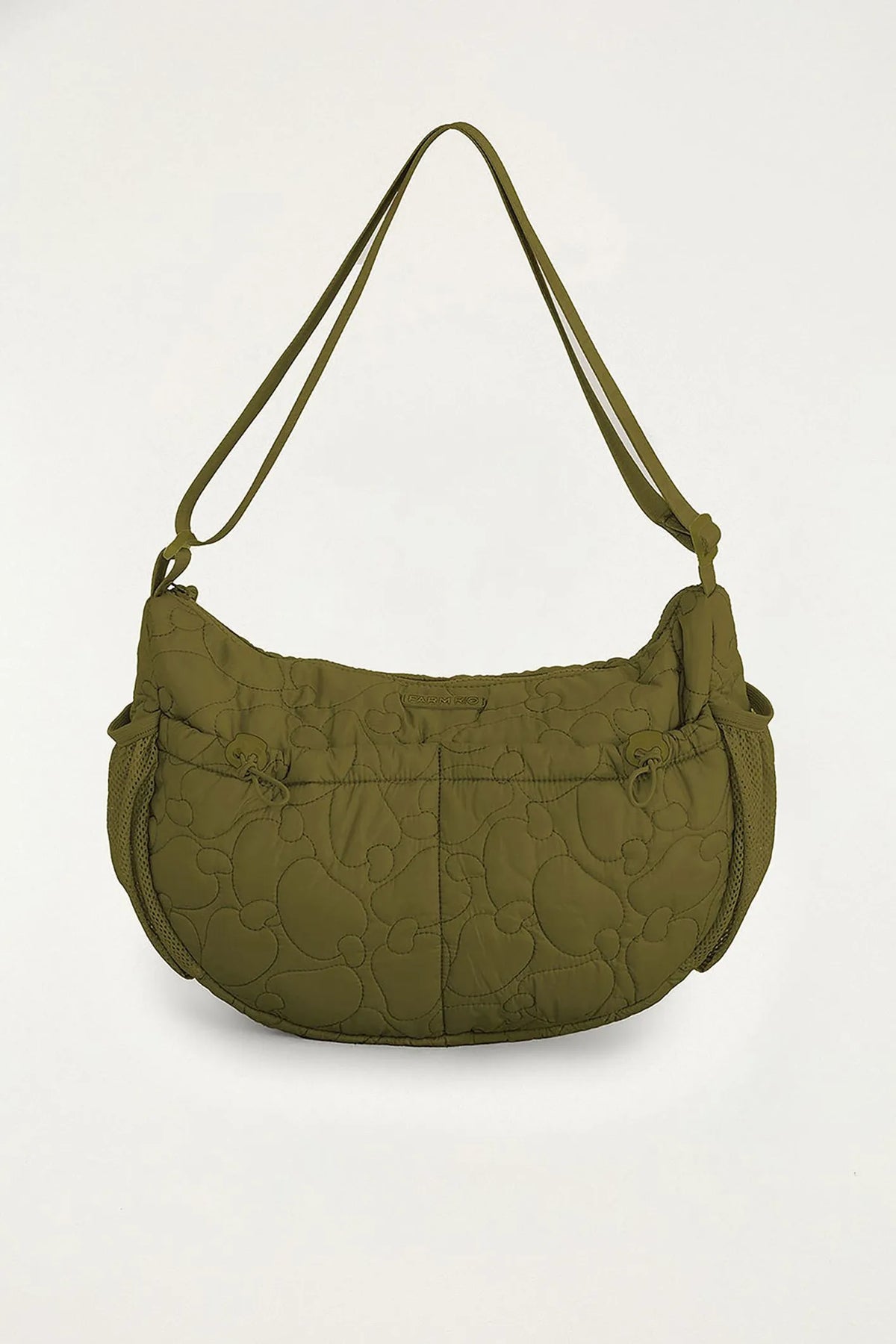 Bolsa banana puffer verde grande