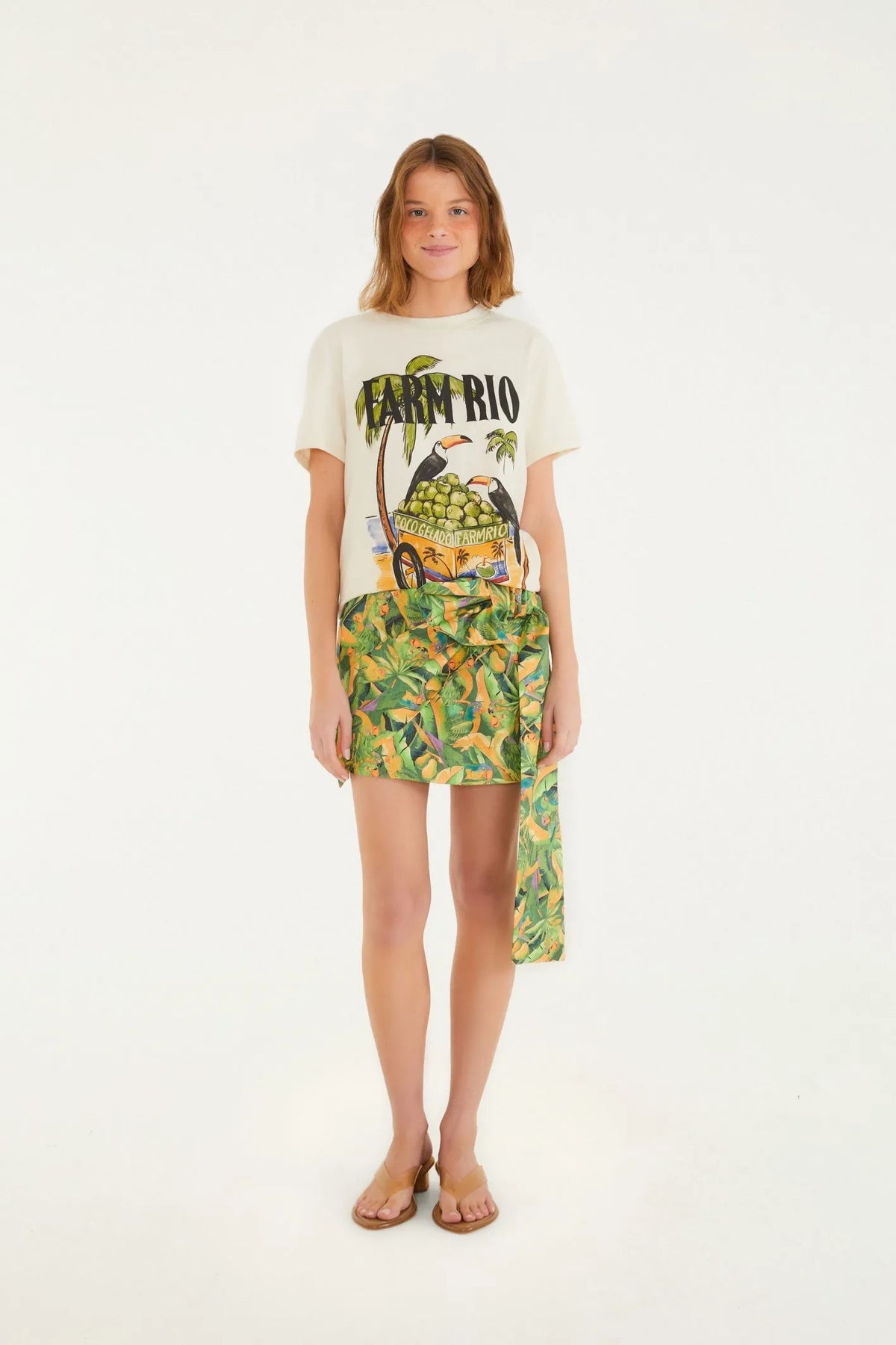 TSHIRT FIT FARM RIO COCO GELADO