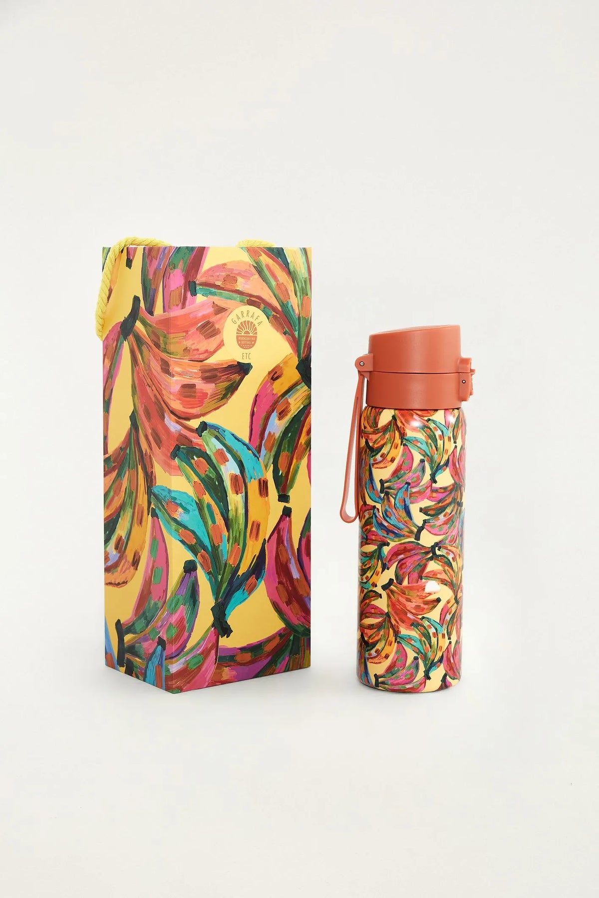 Garrafa etc cor de banana 650ml