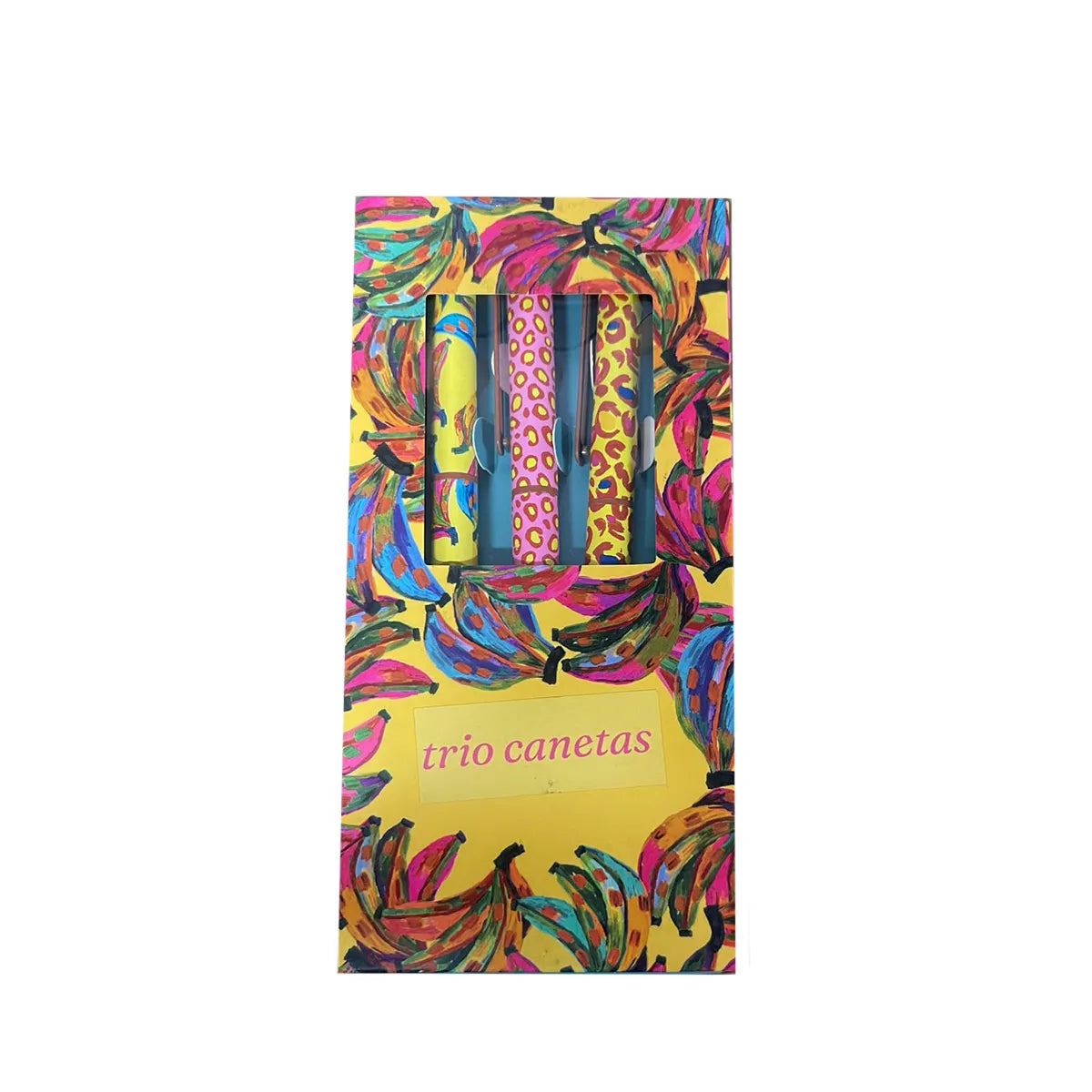 PEN SET COR DE BANANA
