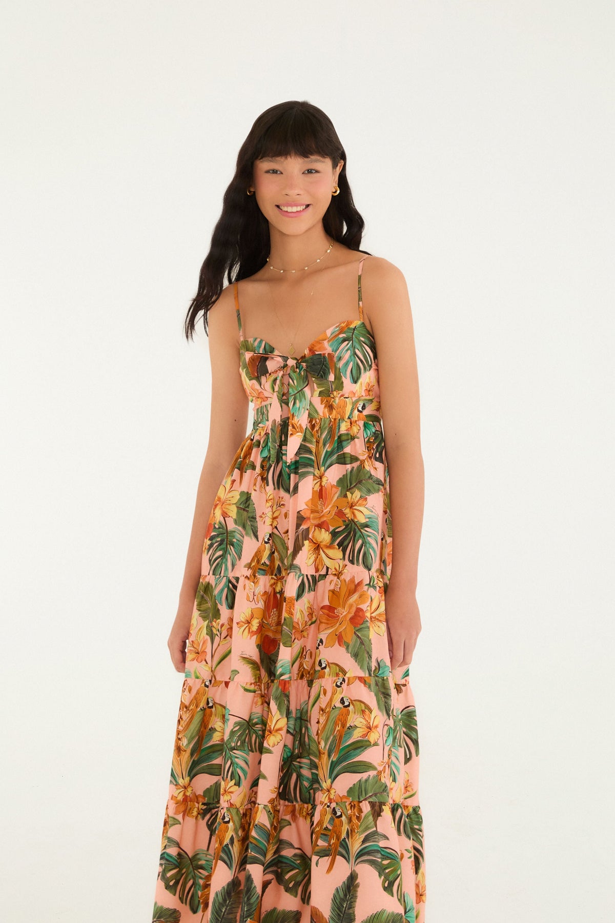 VESTIDO MIDI MARÍAS CANTO DE PÁJAROS