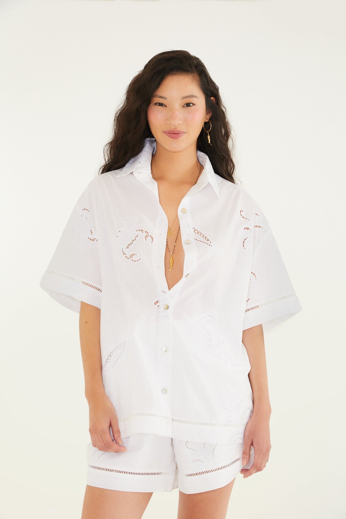 CAMISA LAISE FONDO DEL MAR