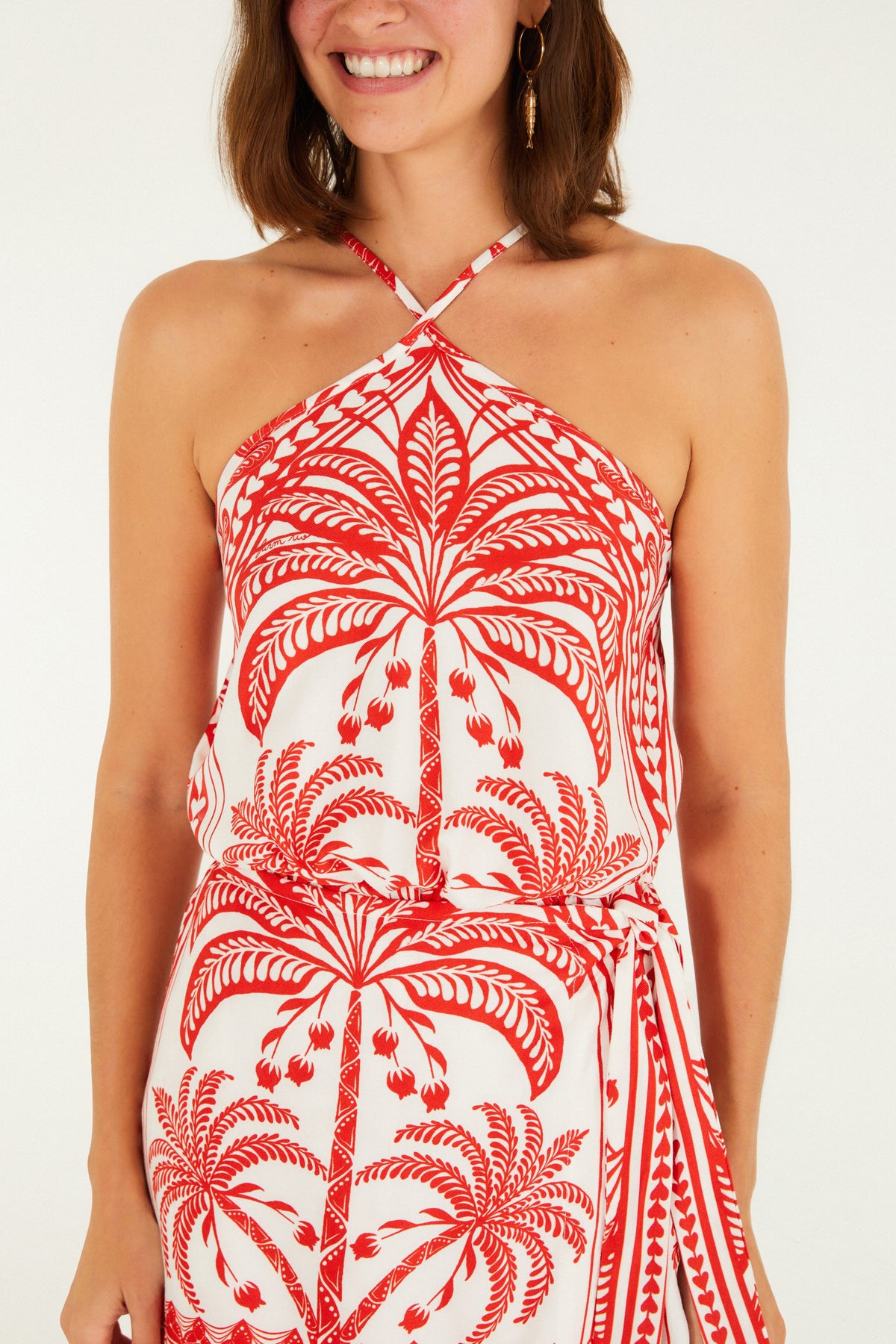 VESTIDO MINI FLORES DE COCO