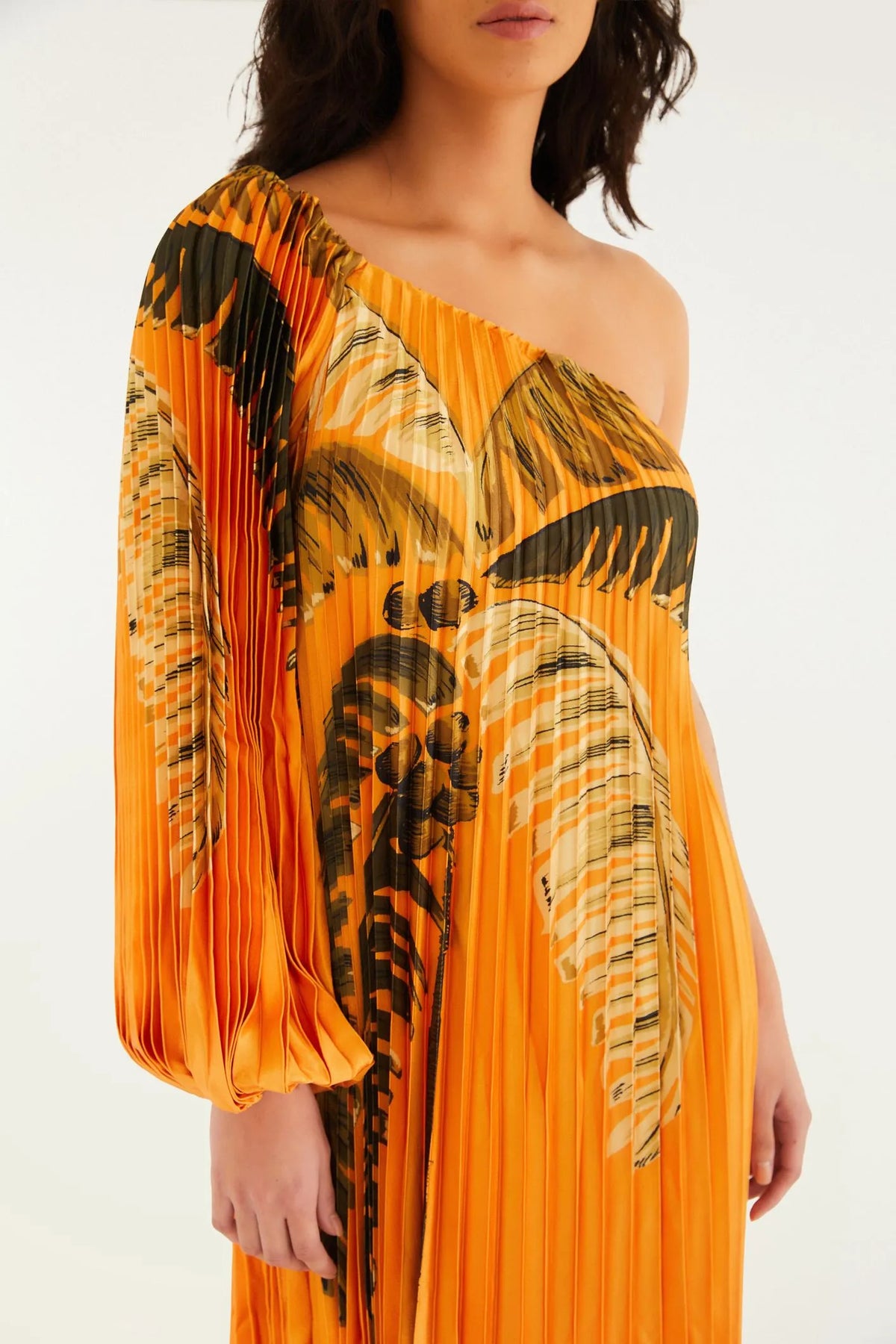 VESTIDO PLISSADO OMBRO SO ITACARE