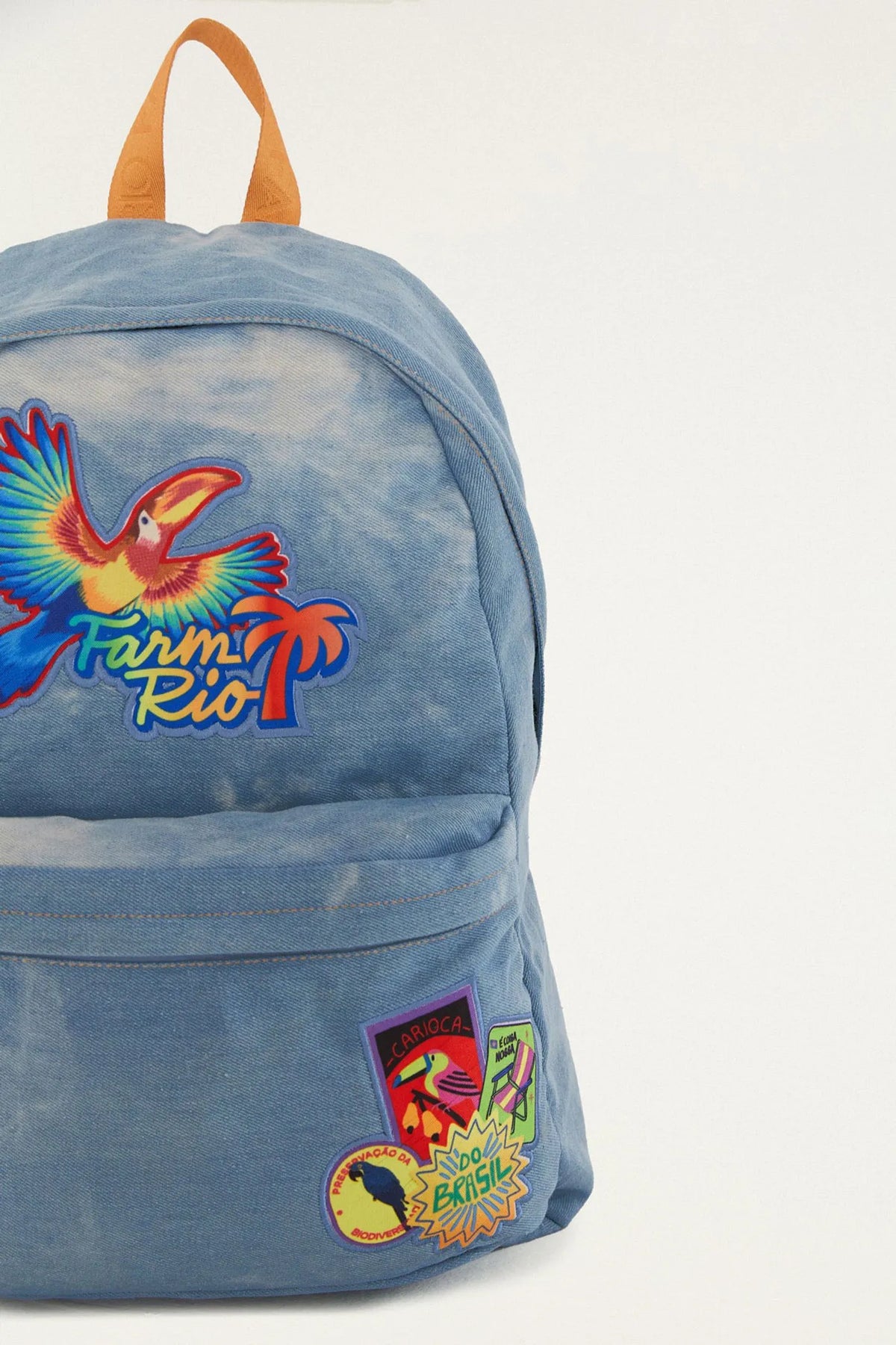 Mochila xodó patch rio jeans