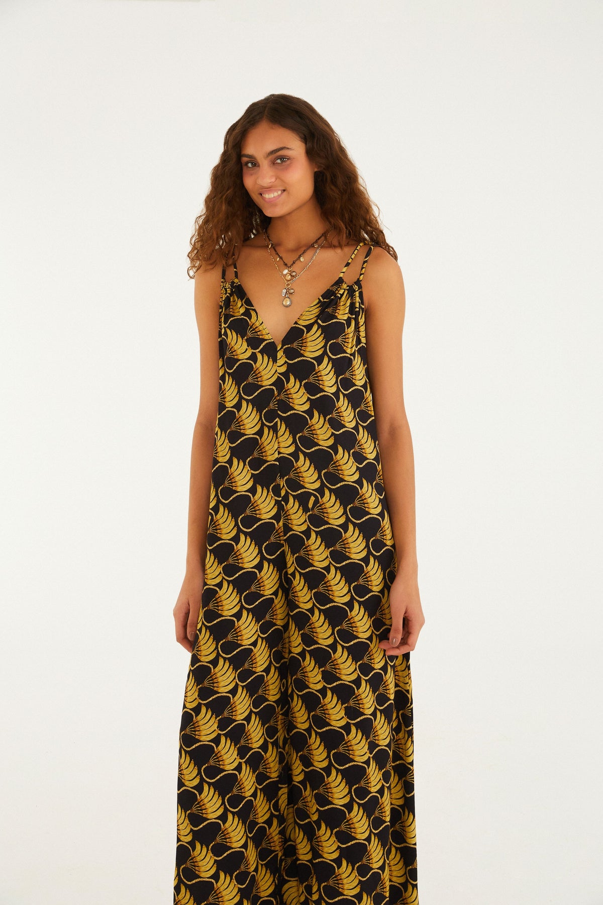 Jumpsuit Estampado Banana Tassel Mini
