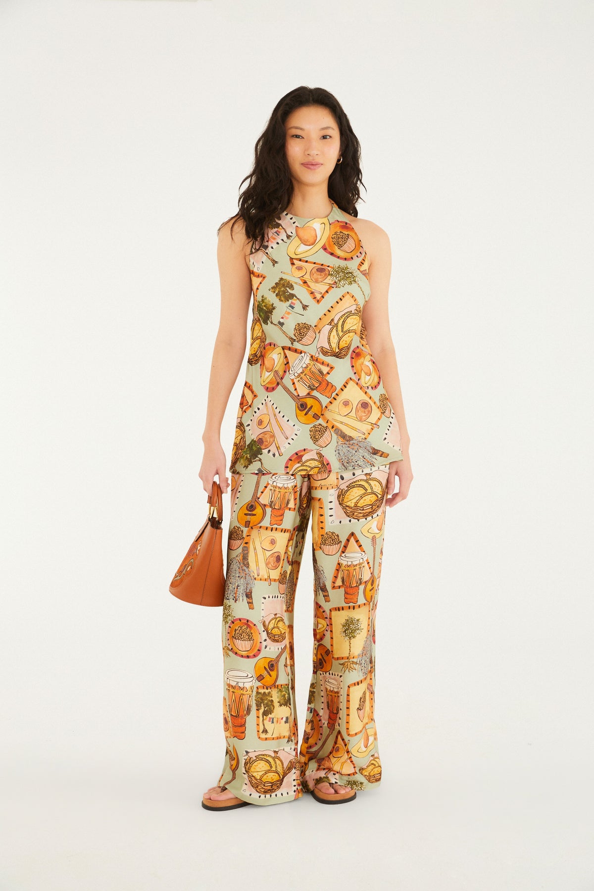 Blusa Frente Única Estamapda Boemia