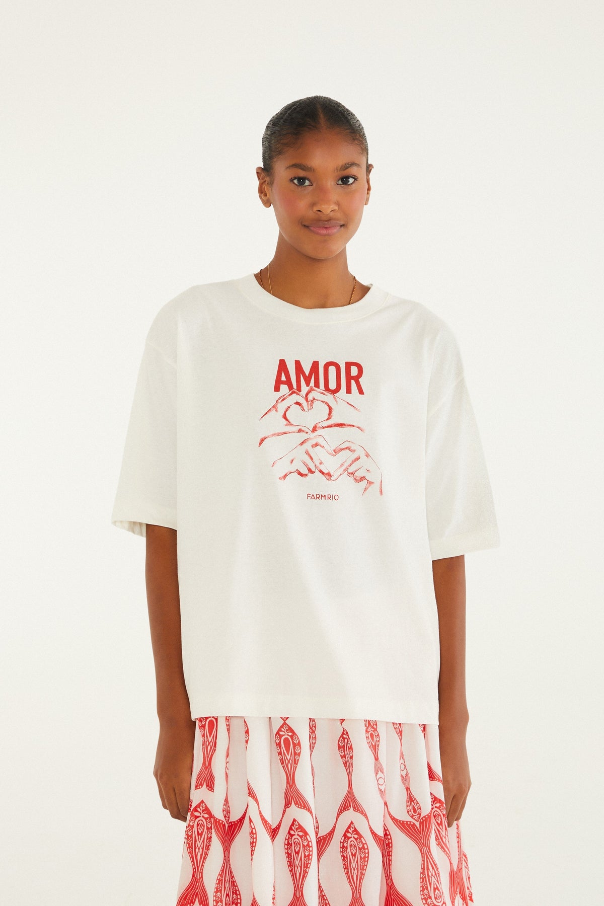 TShirt ancha Amor Farm Rio