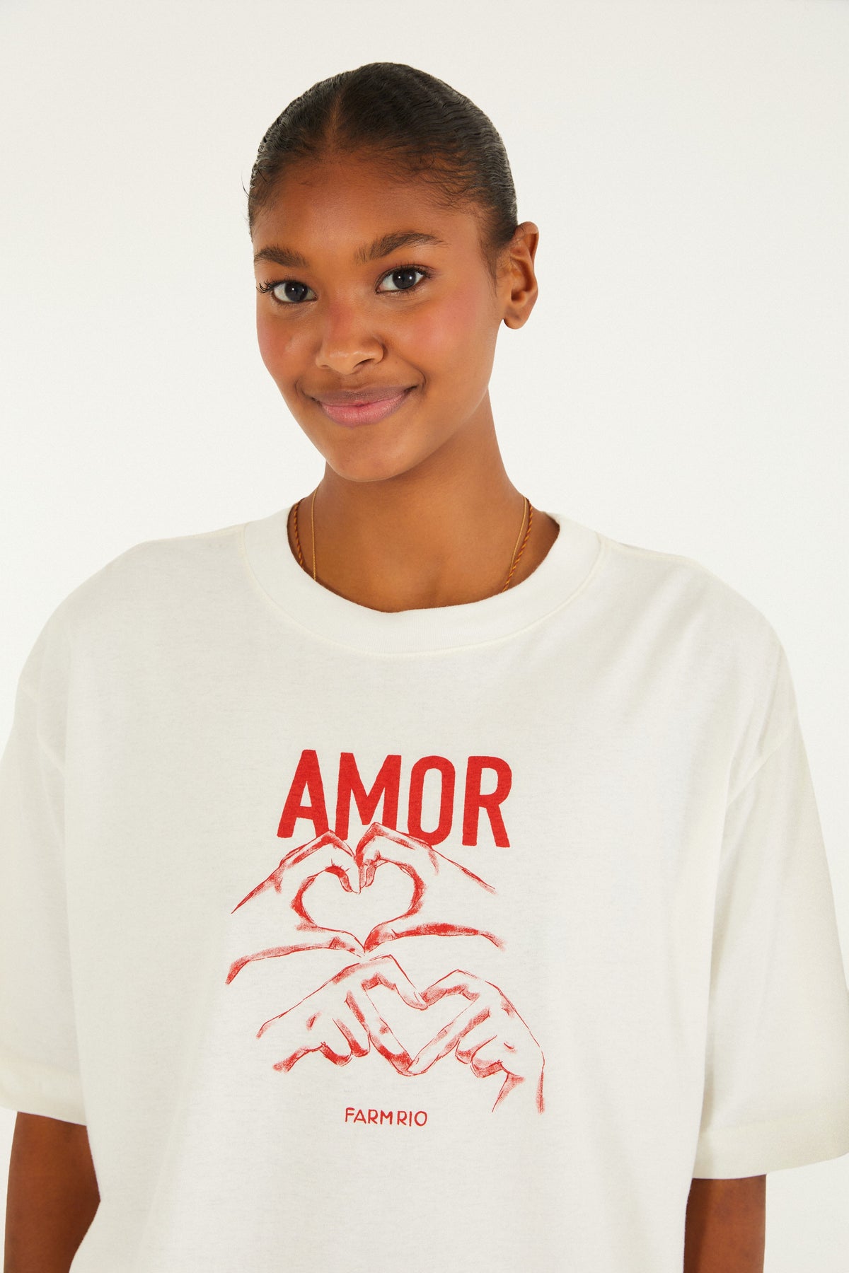 TShirt ancha Amor Farm Rio