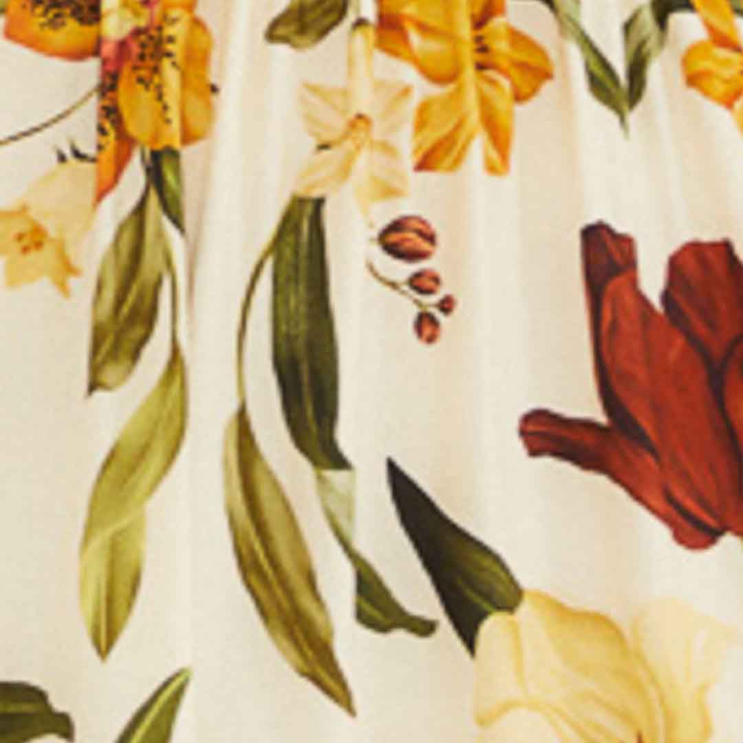 Vestido Maxi Estampado Selva De Flor