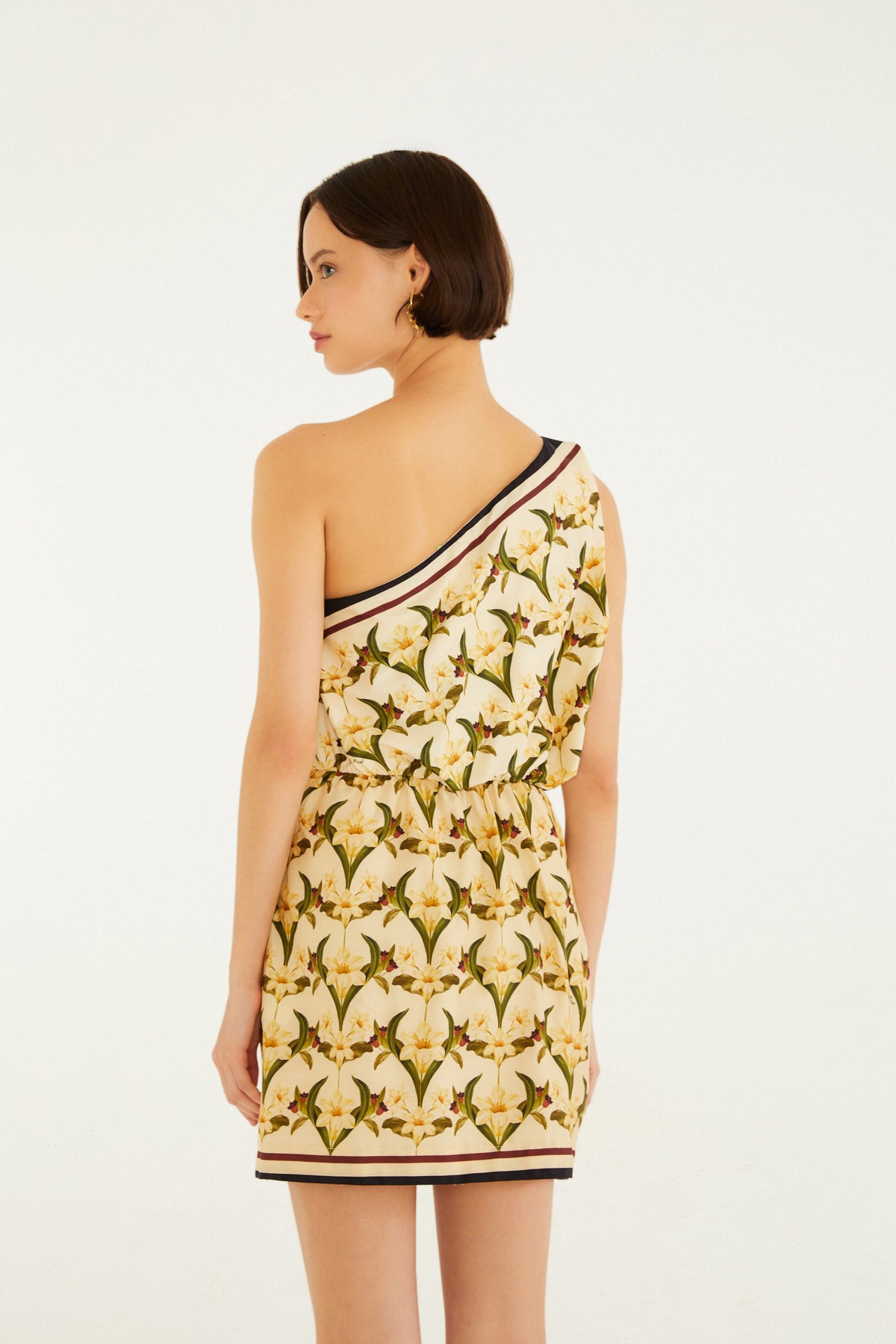 Vestido Mini Estampado Lenço Polina