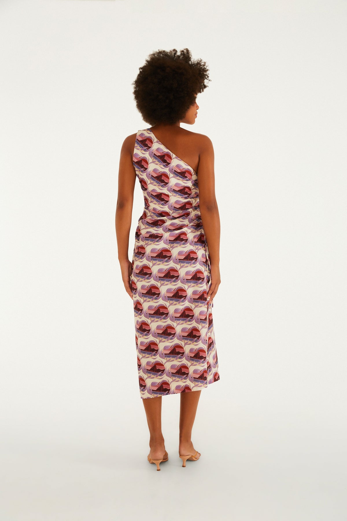 Vestido Midi Estampado Urca
