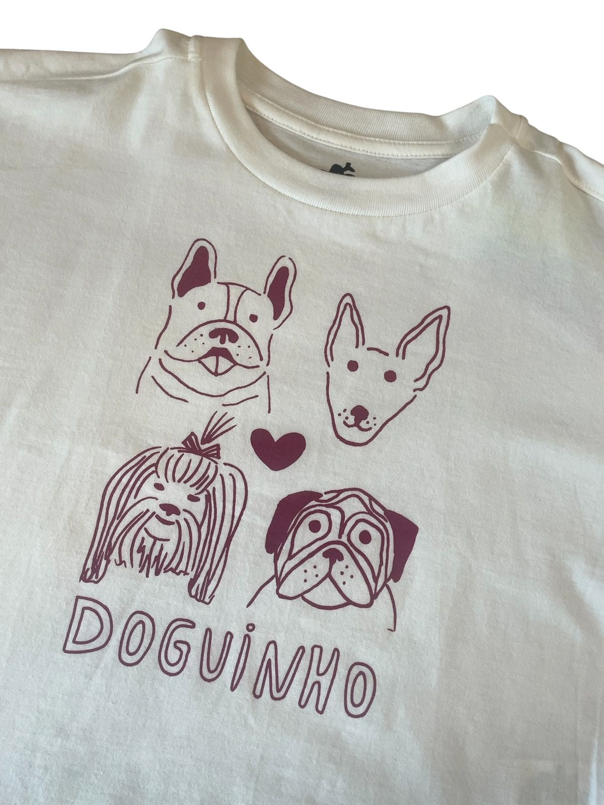 Camiseta Silk Doguinhos