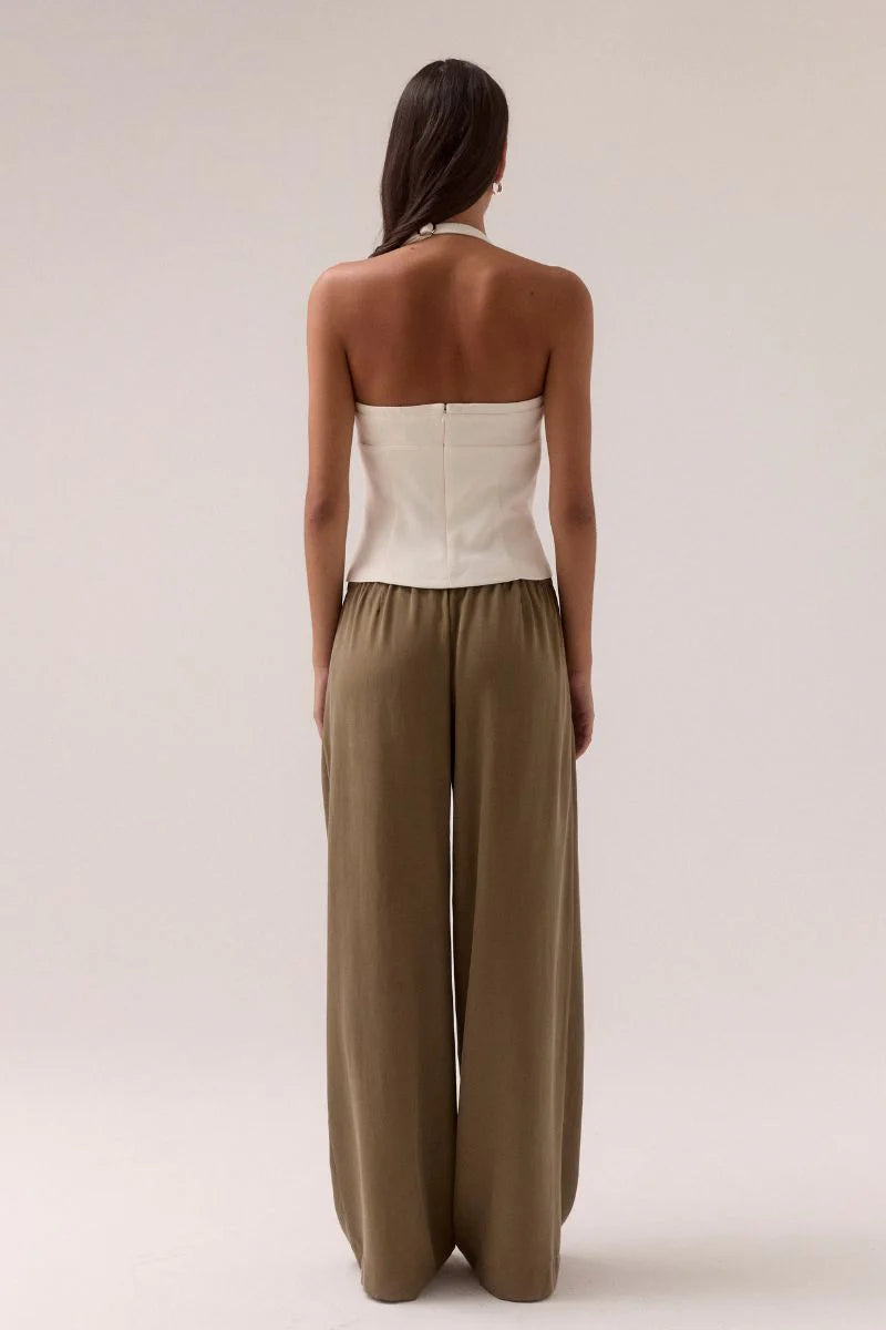 DEMI TOP - CHALK