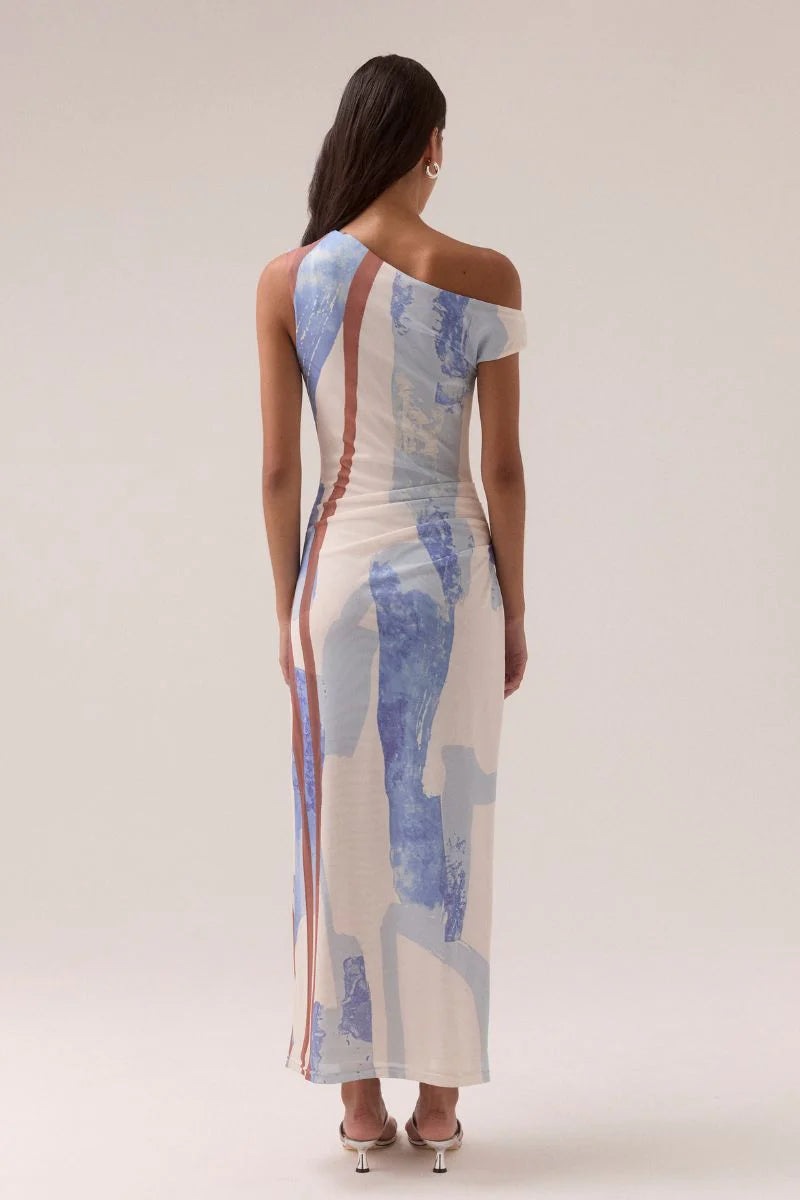 HUNTER MESH DRESS - BLUE SPICE