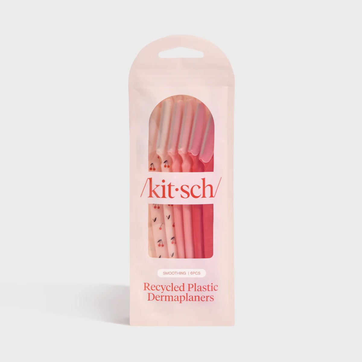 Recycled Plastic Dermaplaner 6pc Set - Cherry Blossom