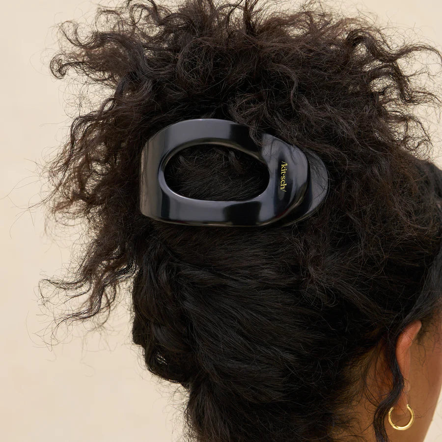 Recycled Plastic Large Flat Cloud Clip - Black