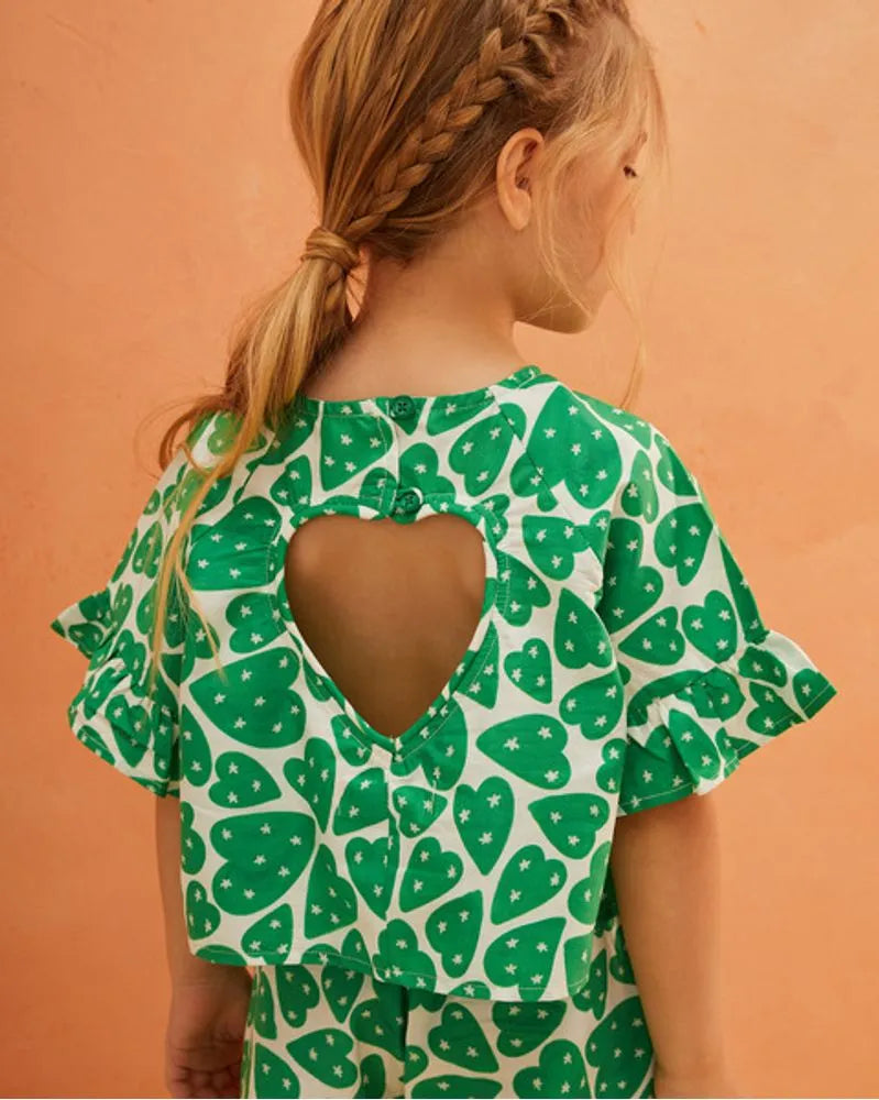 BLUSA CORAZON VERDE