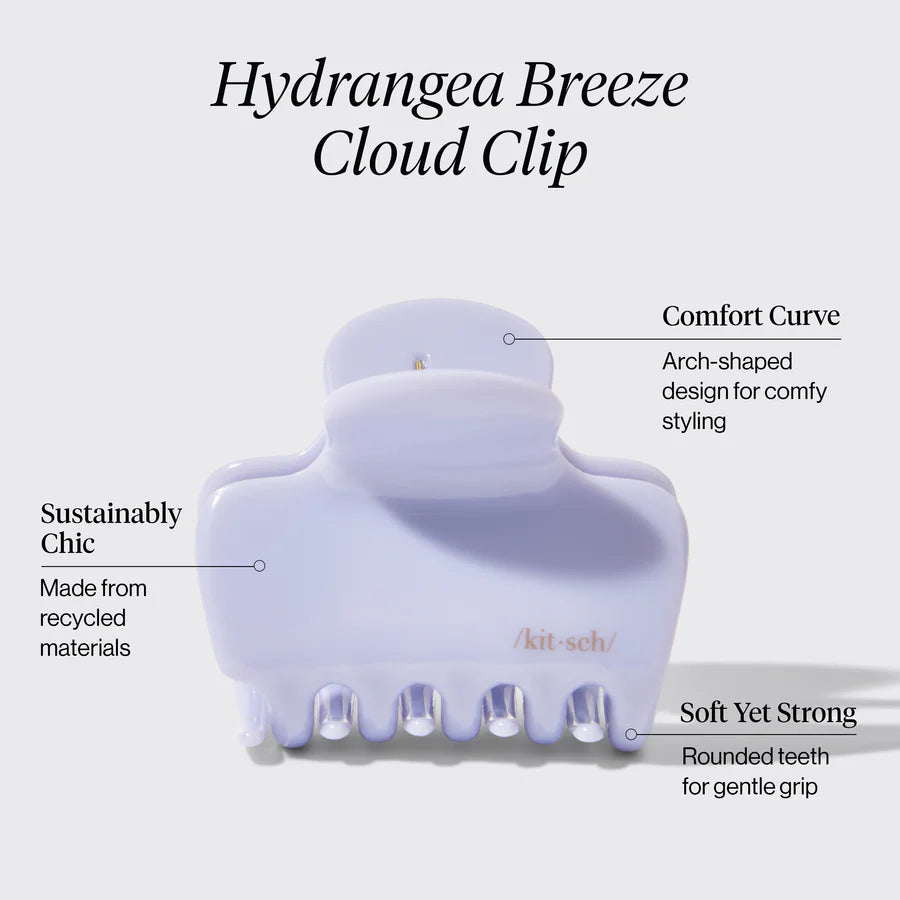 Recycled Plastic Medium Cloud Clip - Hydrangea Breeze