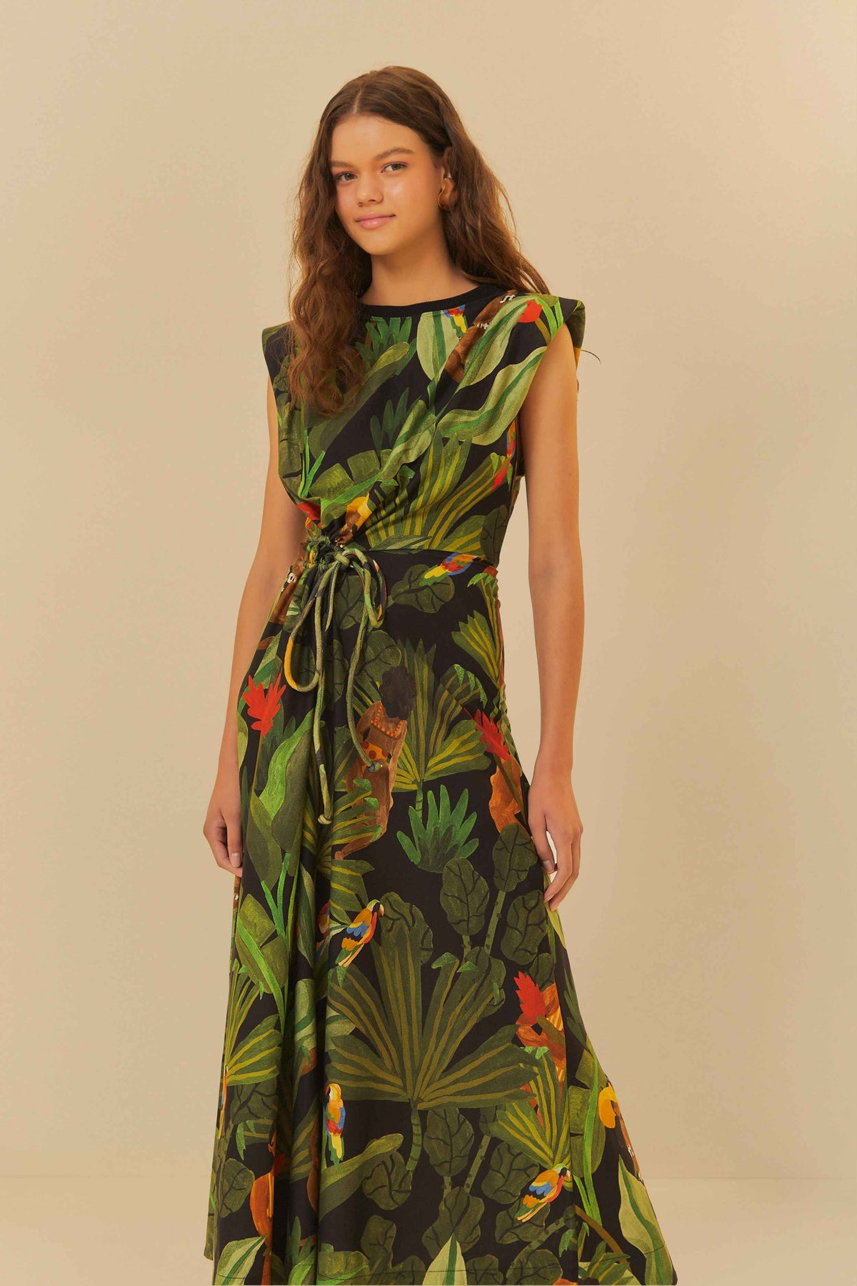 Vestido Midi Beleza Tropical