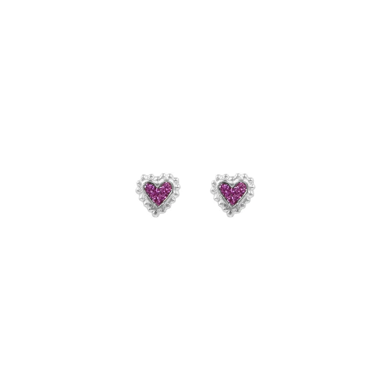 Topos Baby Beating Hearts Glitter Plata