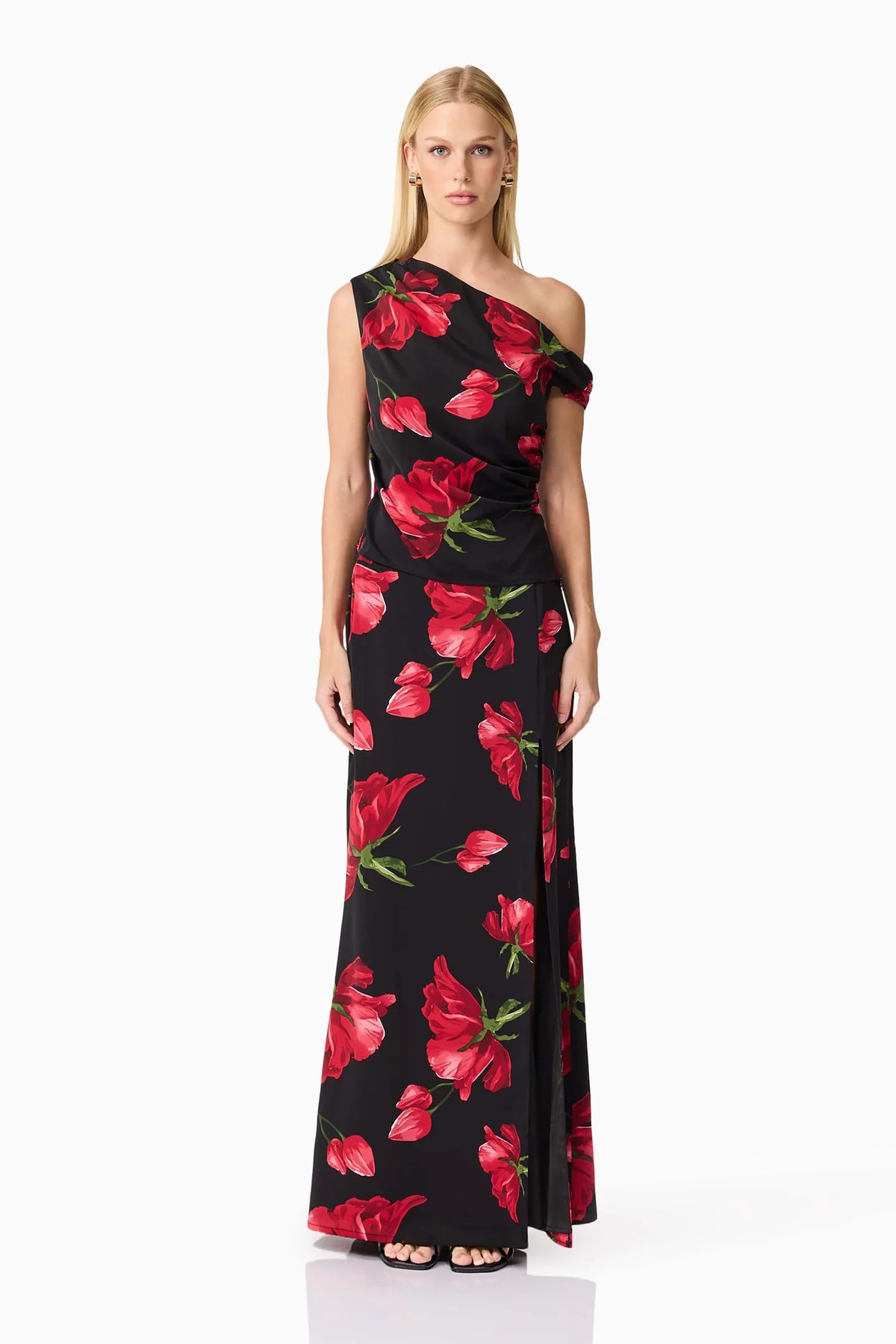 VALETTA ASYMMETRIC TOP AND SKIRT