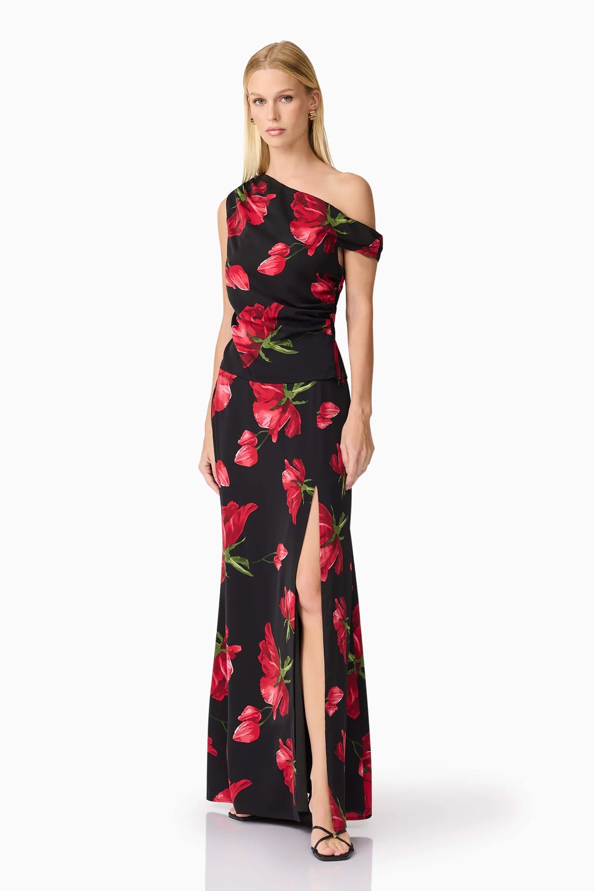 VALETTA ASYMMETRIC TOP AND SKIRT